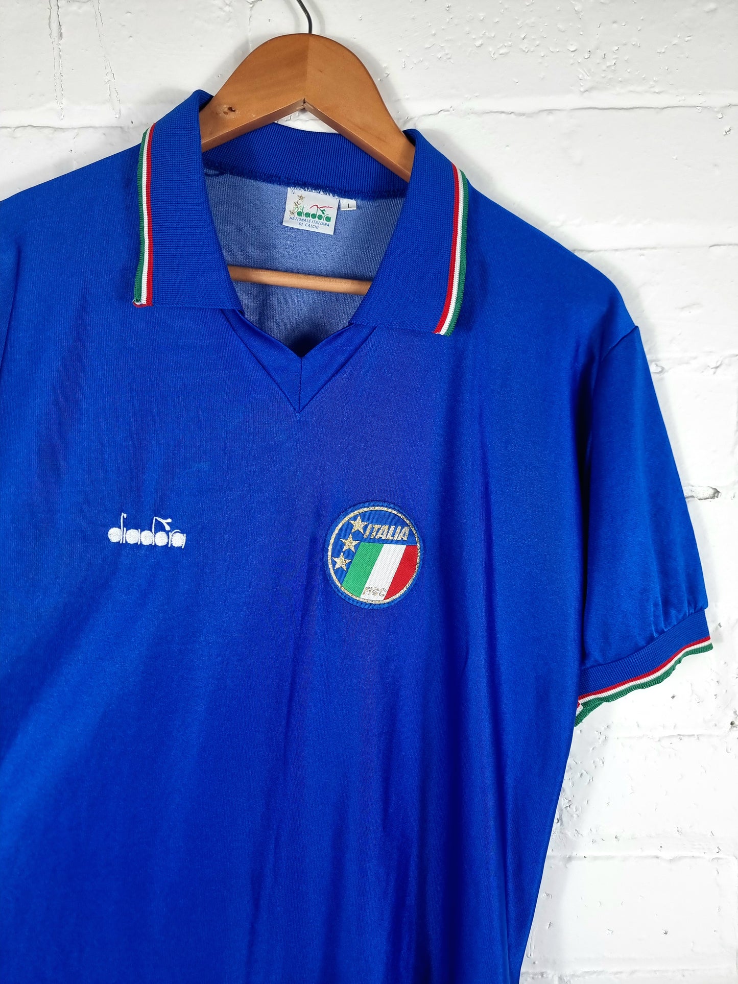 Diadora Italy 86/90 Home Shirt Large