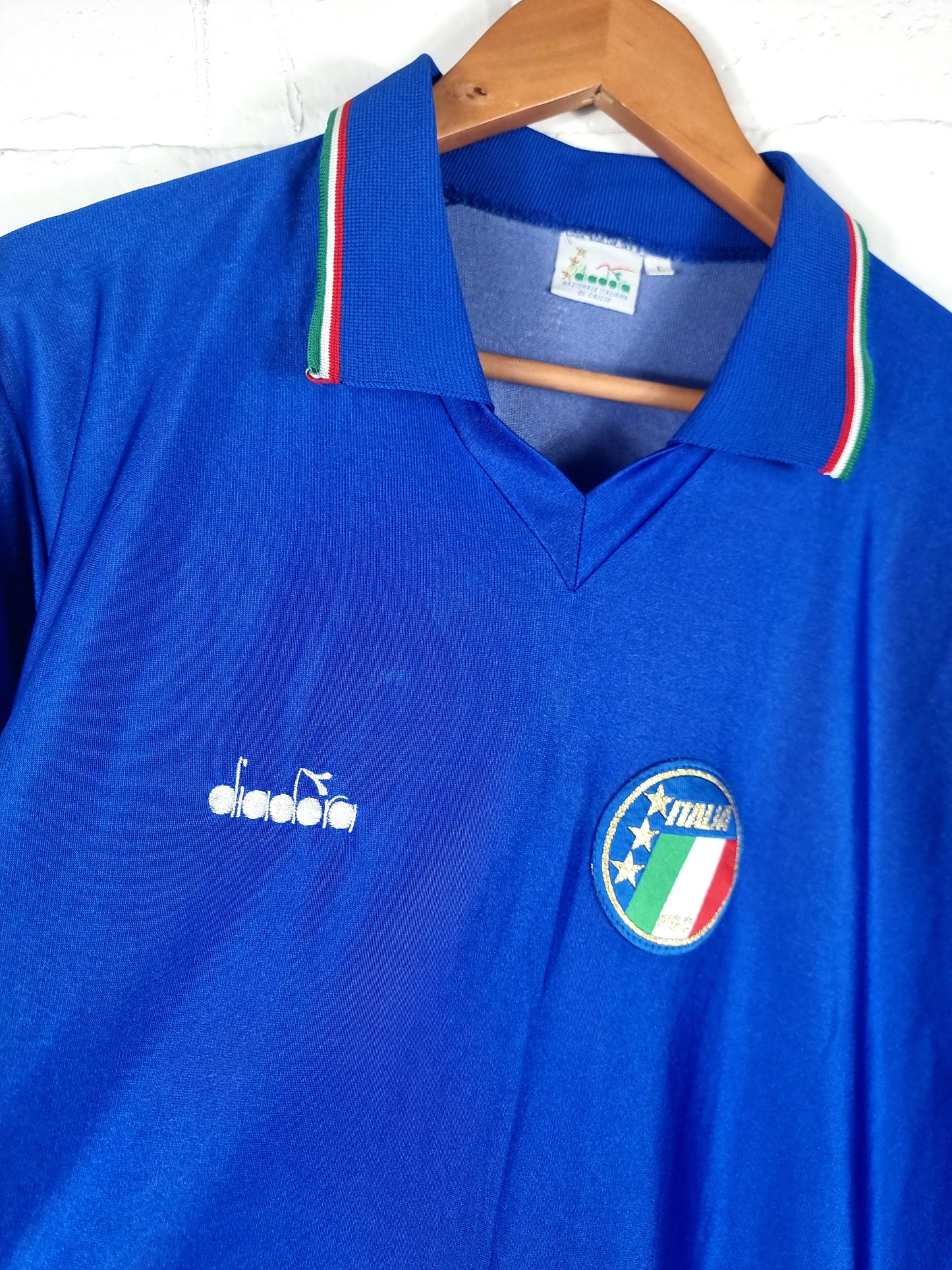 Diadora Italy 86/90 Home Shirt Large