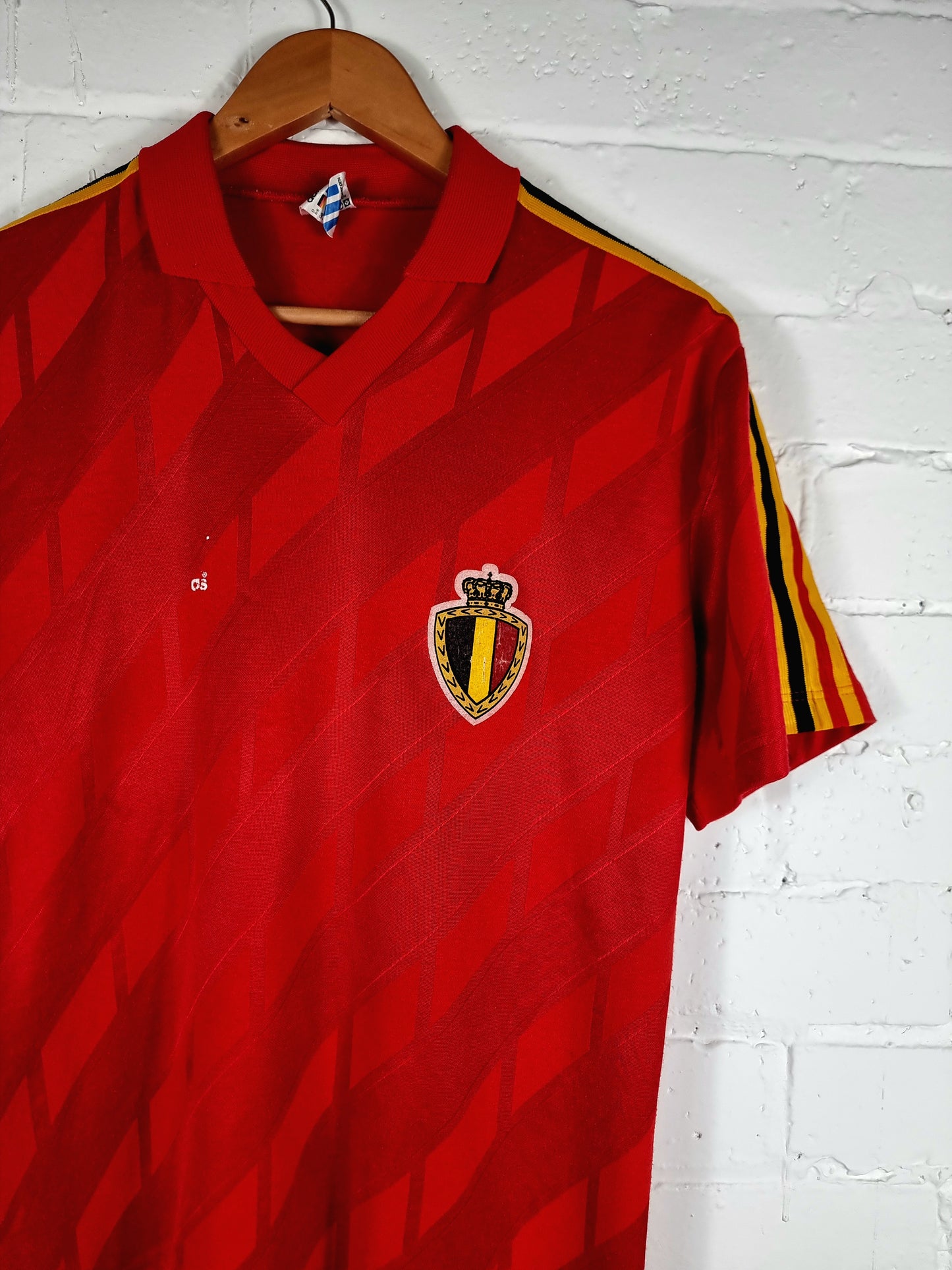 Adidas Belgium 86/90 Home Shirt Medium