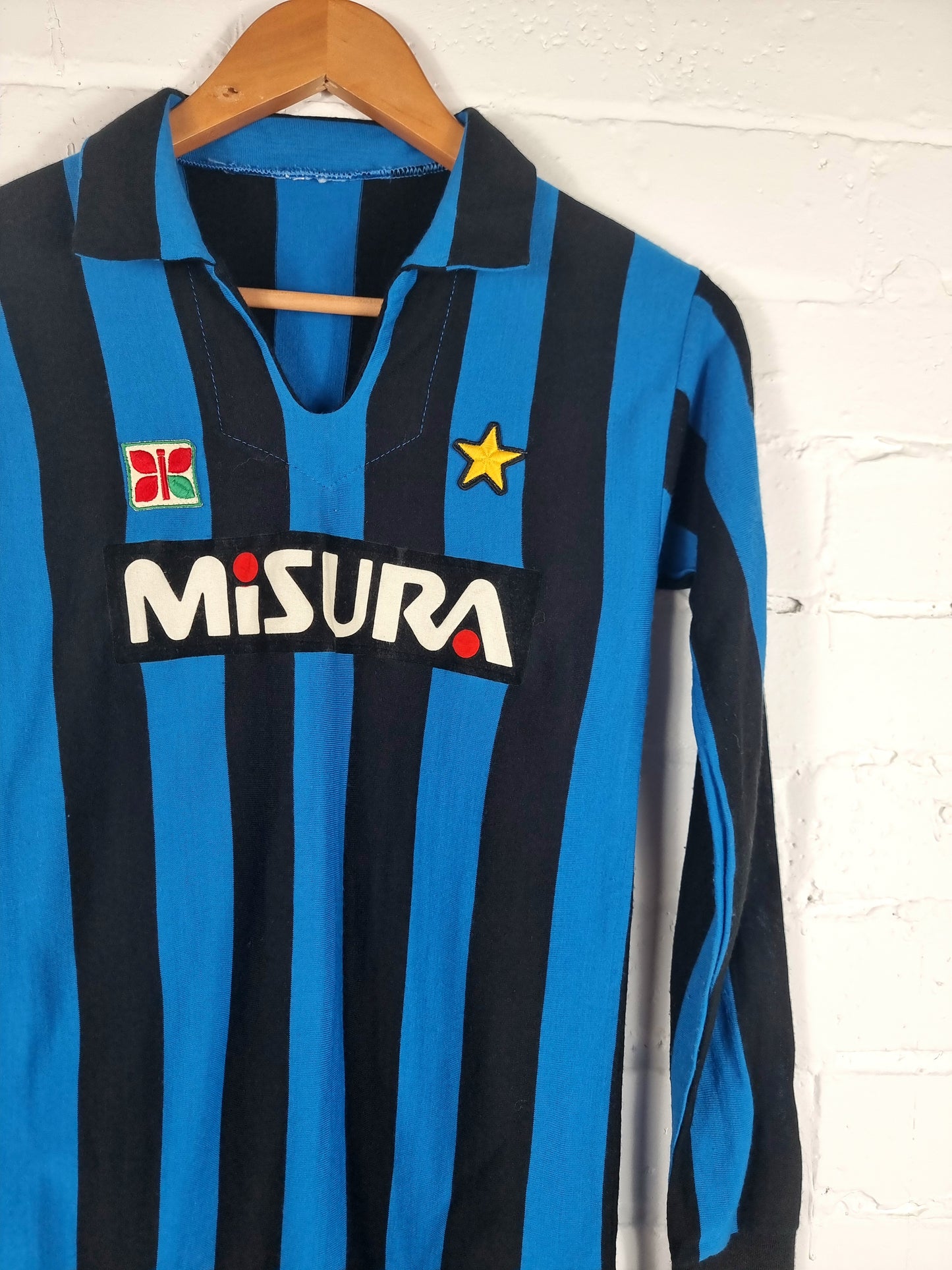 MEC Sport Inter Milan 83/86 Long Sleeve Home Shirt XS