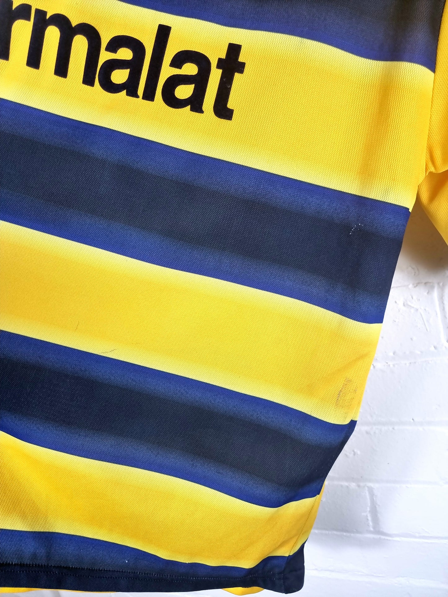 Champion Parma 00/01 'Torrisi 5' Match Issue Home Shirt XL