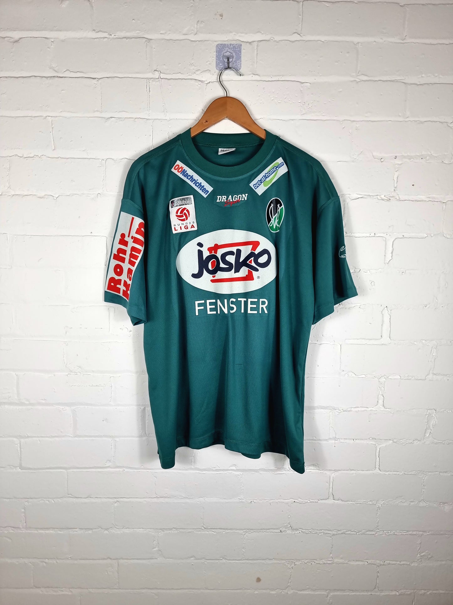 Dragon Sport SV Ried 05/06 'Drechsel 16' Match Issue Home Shirt XL / XXL