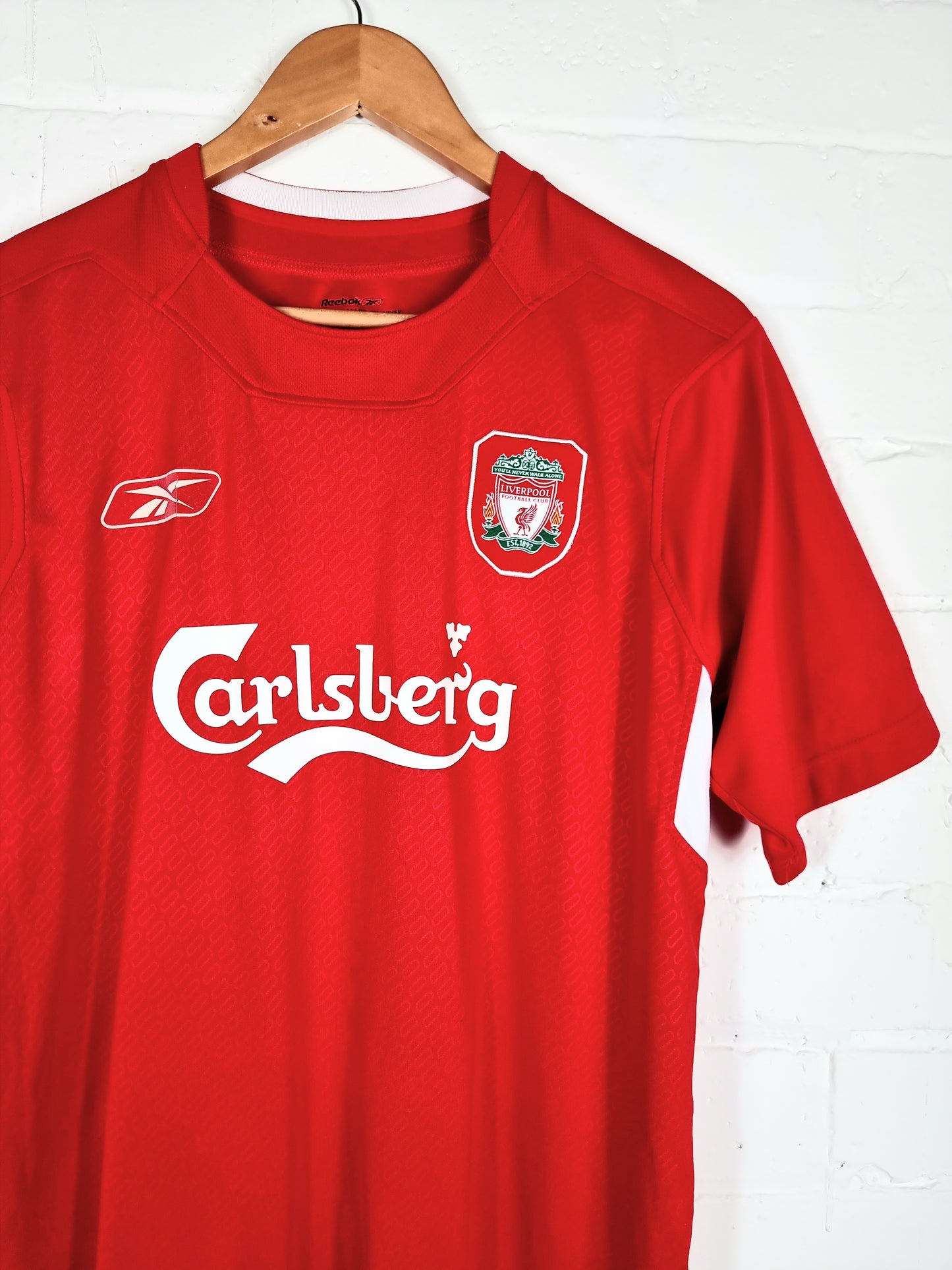 Reebok Liverpool 04/06 Home Shirt Medium