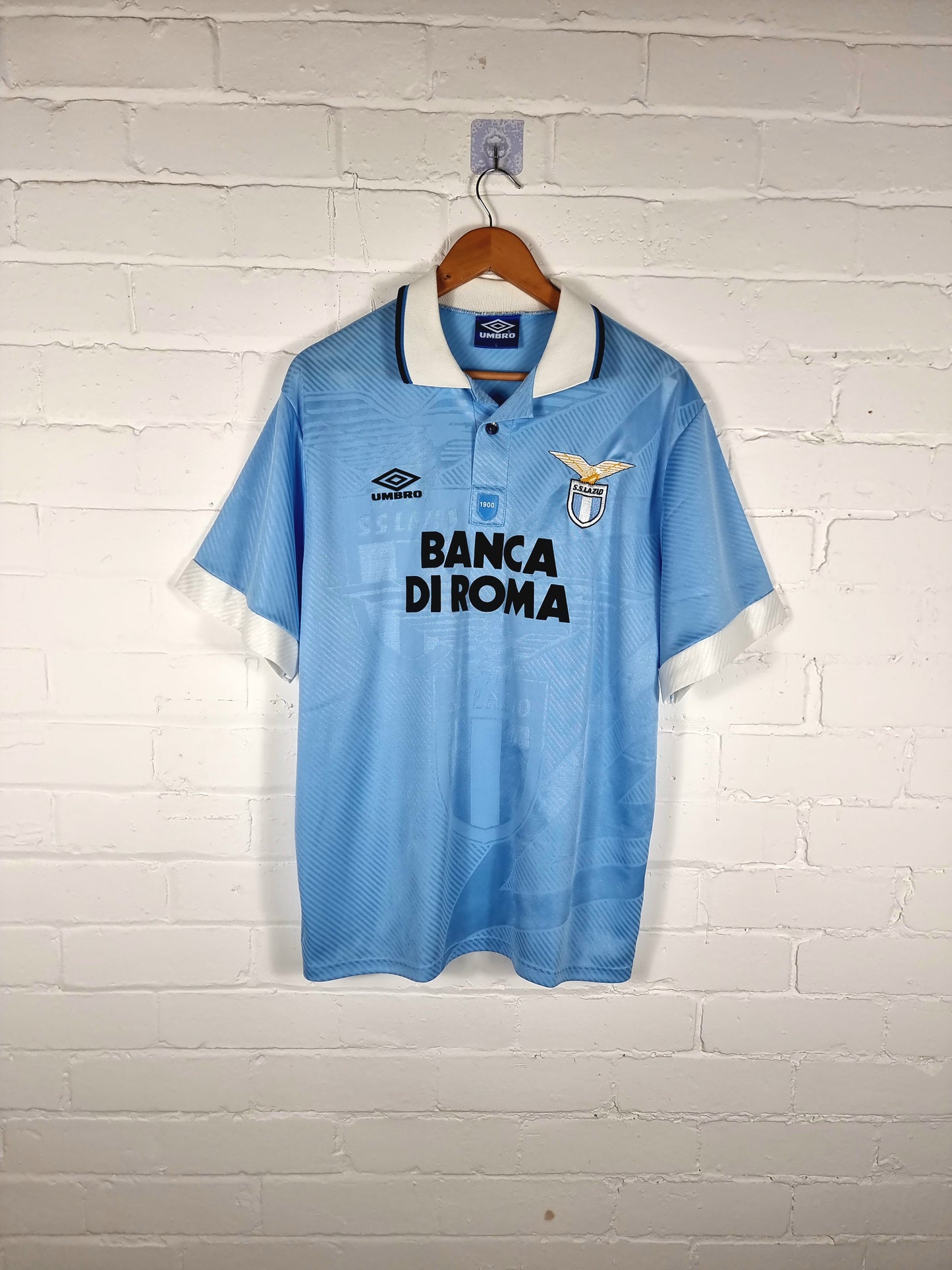 Umbro Lazio 93/95 Home Shirt Large