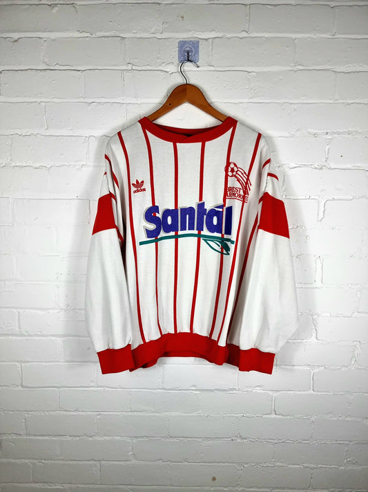 Adidas Stade Brestois 86/87 Sweatshirt Large