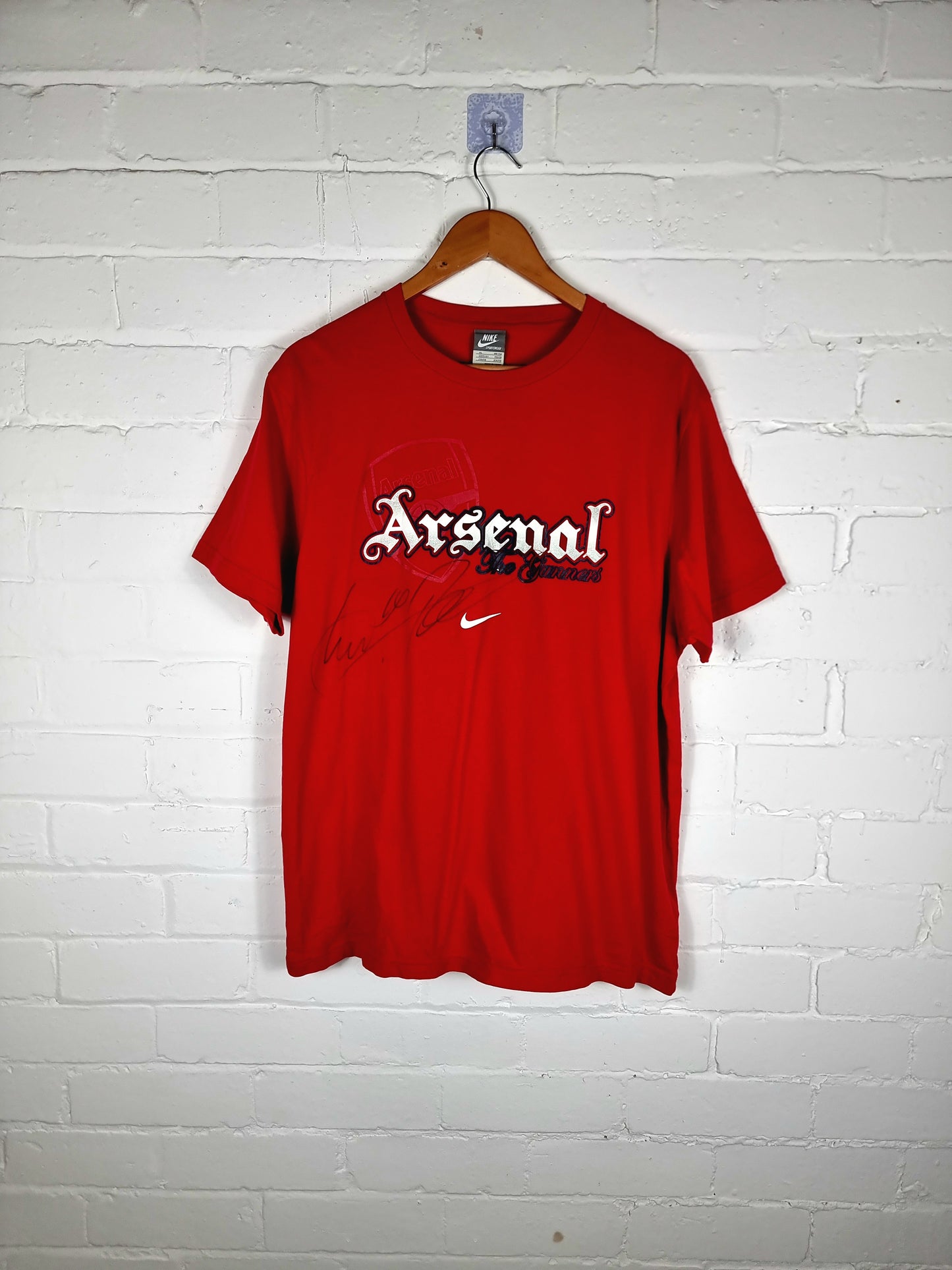 Nike Arsenal 09/10 Signed T-Shirt XL