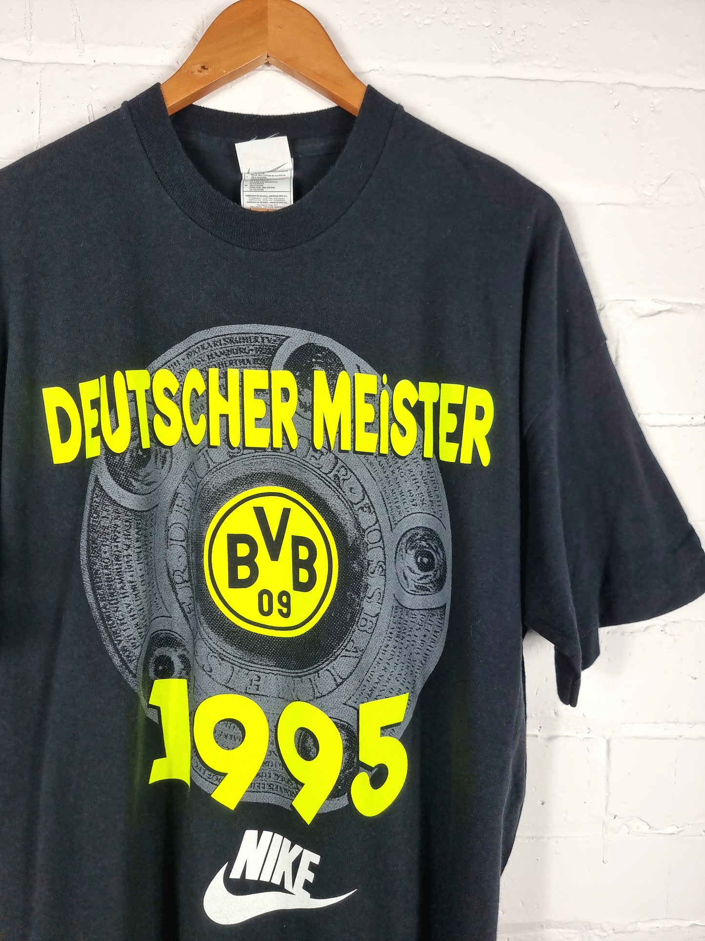 Nike Borussia Dortmund 95/96 Deutscher Meister T-Shirt XL