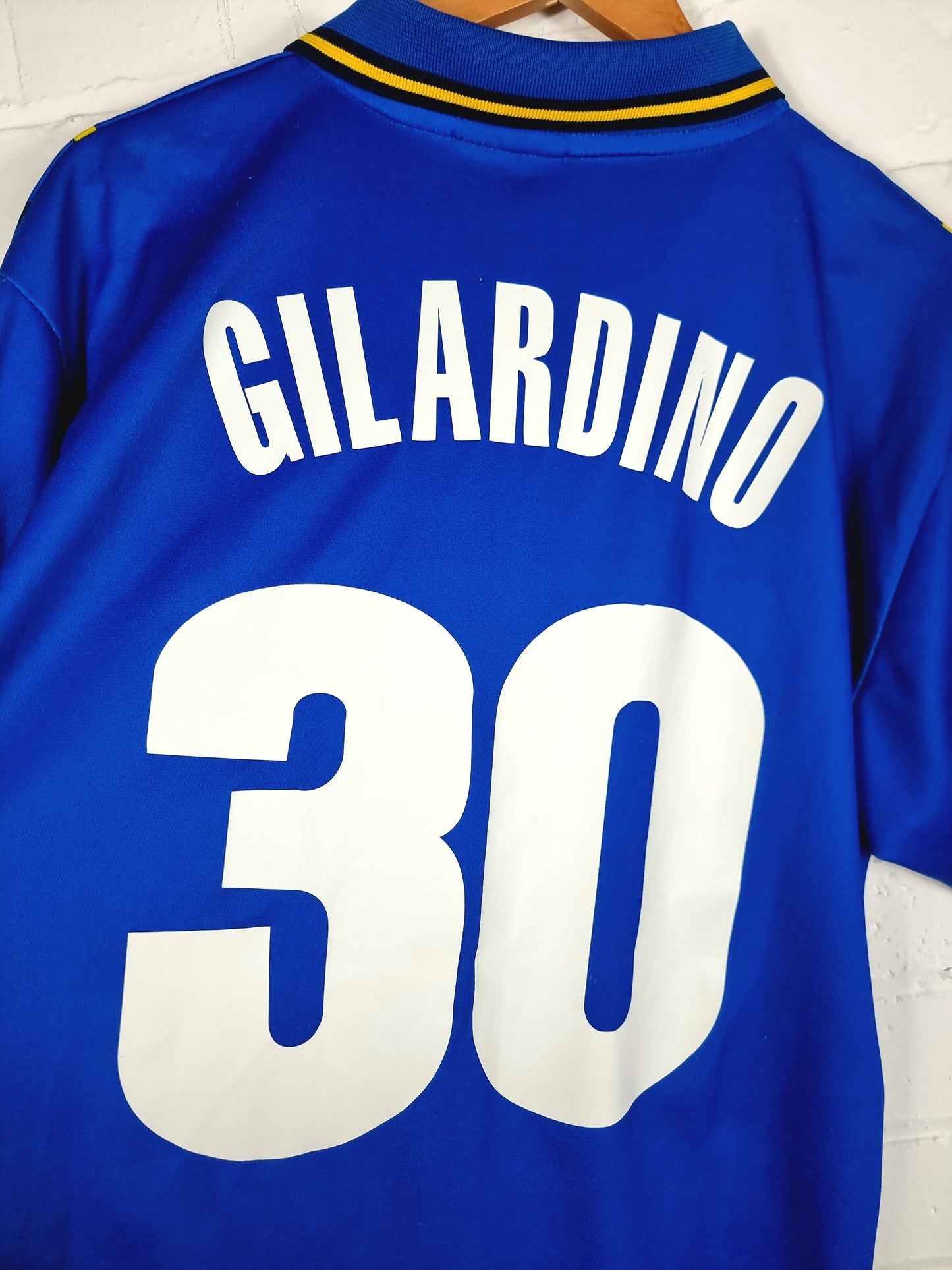 Lotto Hellas Verona 00/01 'Gilardino 30' Home Shirt Large