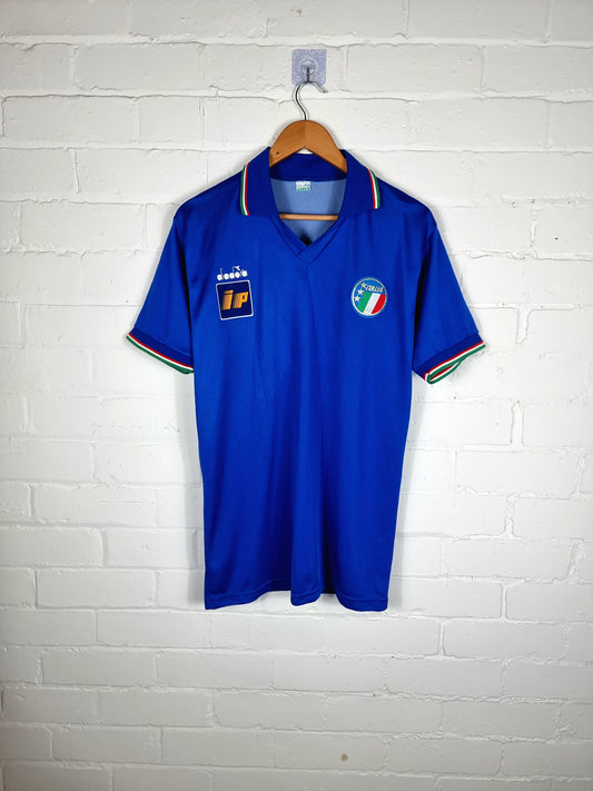 Diadora Italy 86/90 Player Issue Training Shirt Large