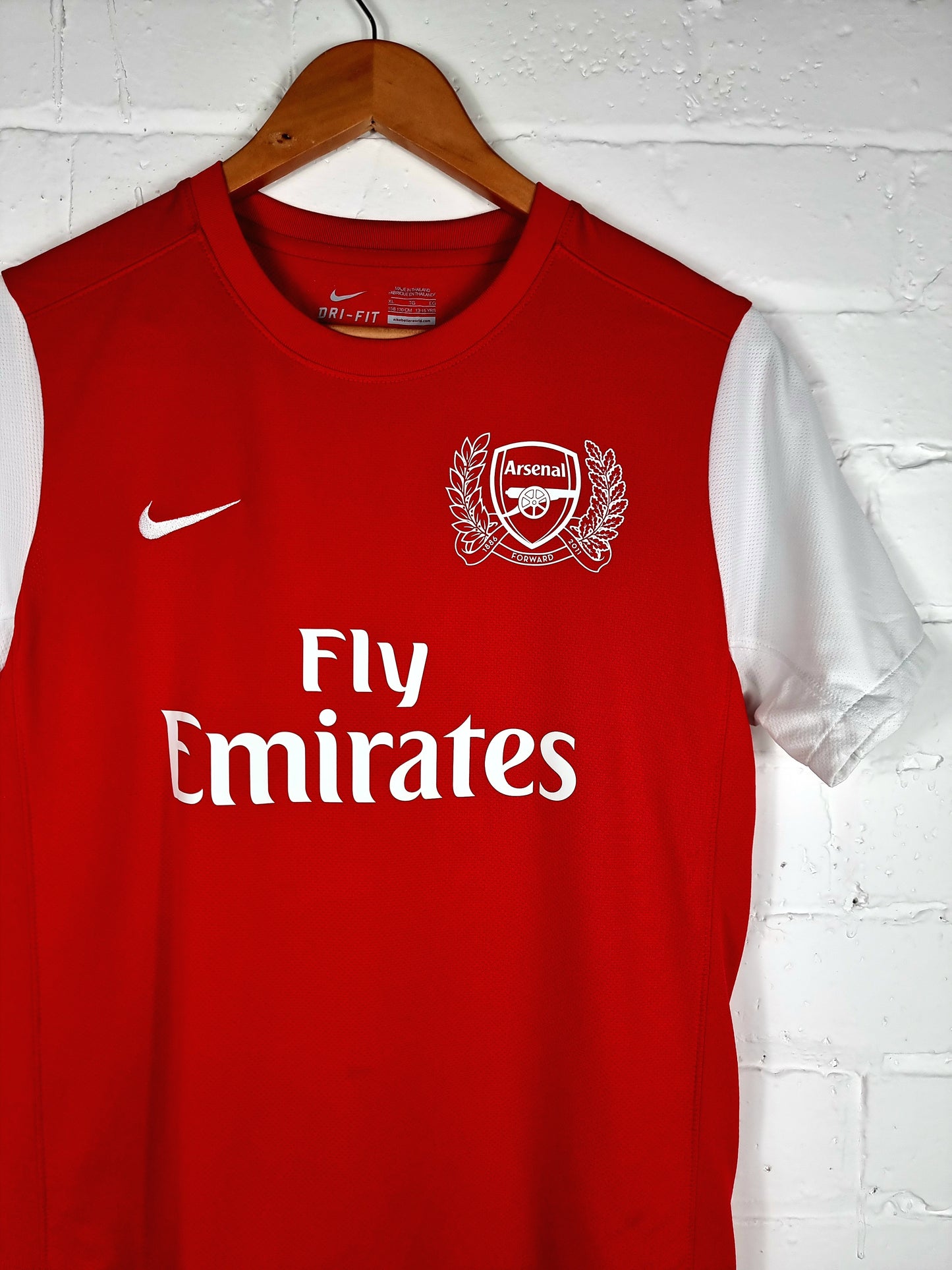 Nike Arsenal 11/12 125th Anniversary Home Shirt Youth XL