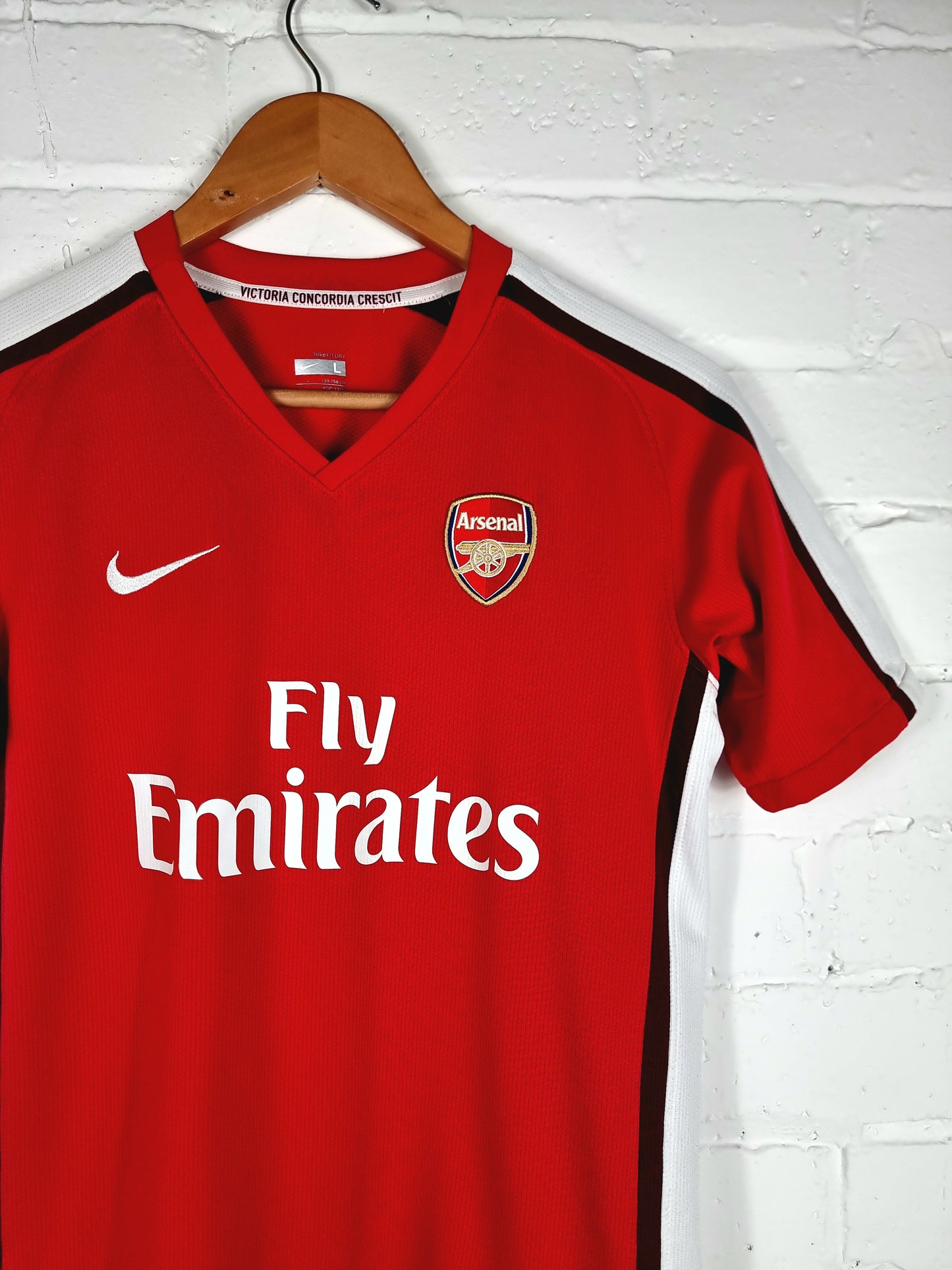 Nike Arsenal 08/10 Home Shirt Youth Large