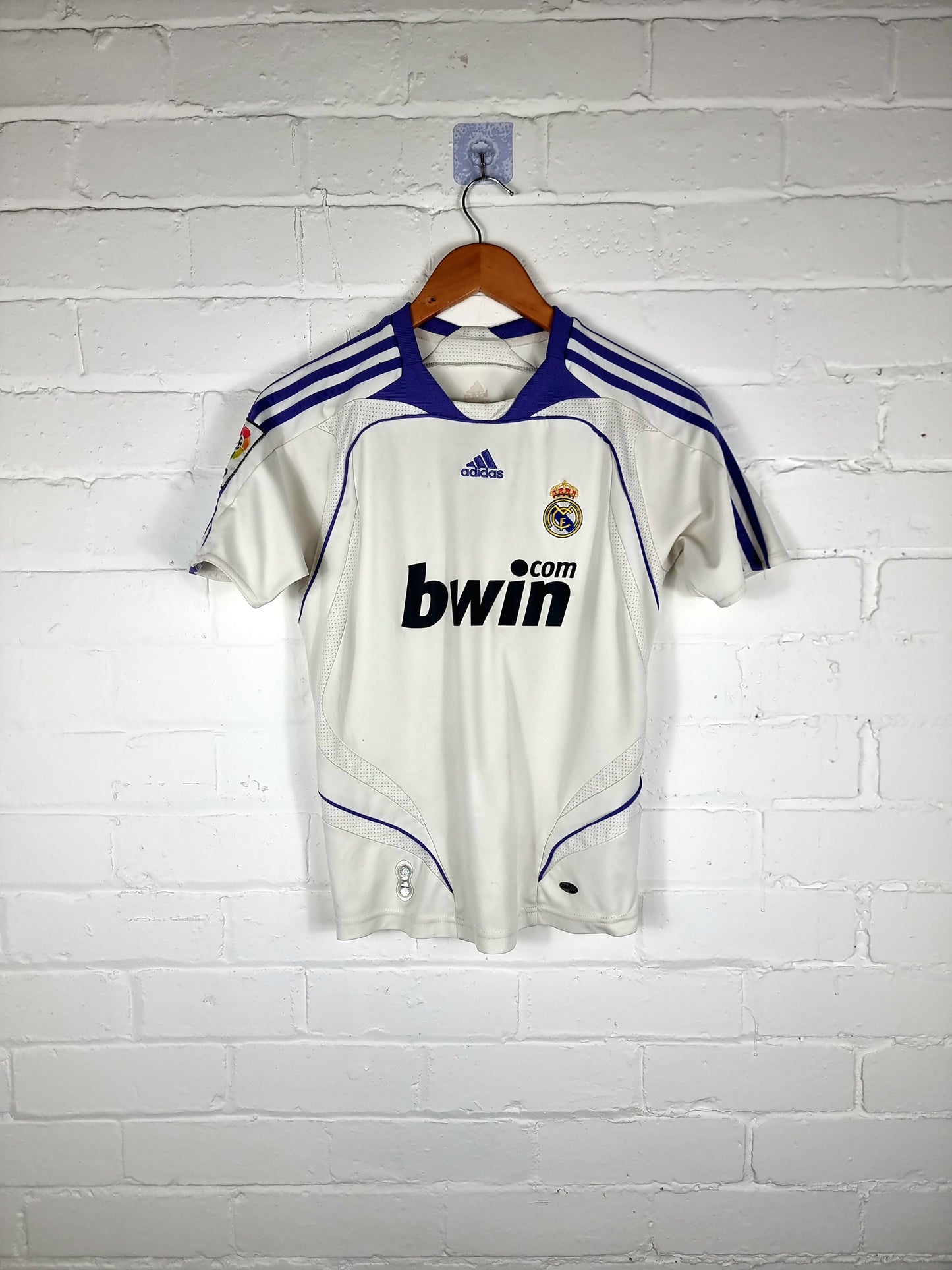 Adidas Real Madrid 07/08 Home Shirt Youth Medium