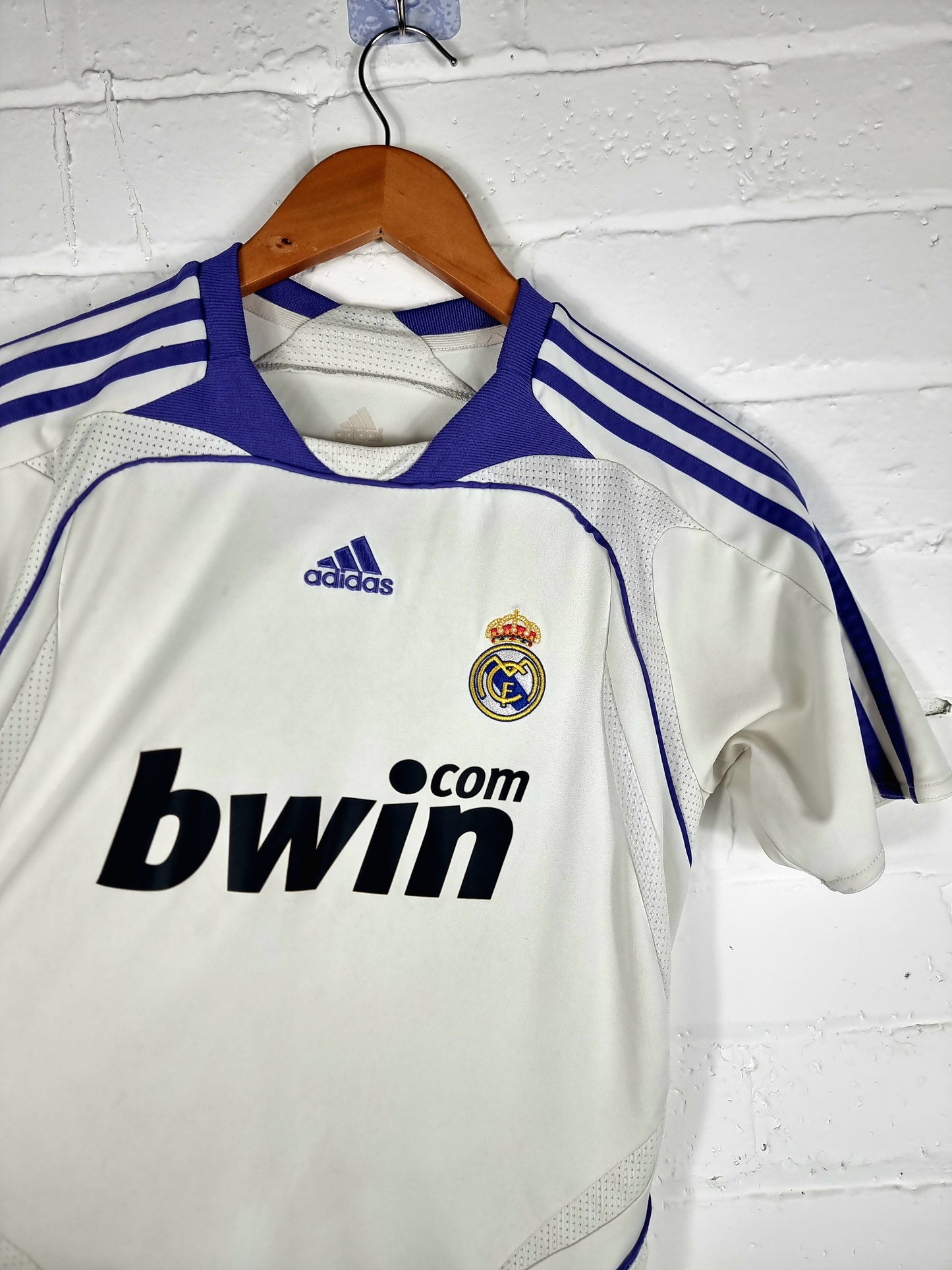 Adidas Real Madrid 07/08 Home Shirt Youth Medium