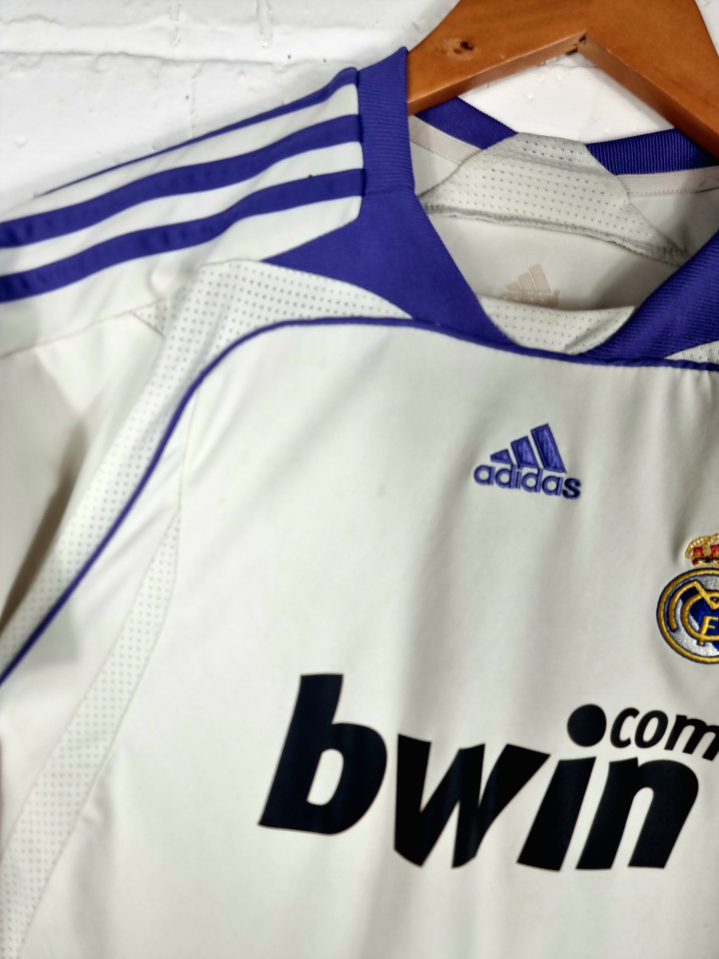 Adidas Real Madrid 07/08 Home Shirt Youth Medium