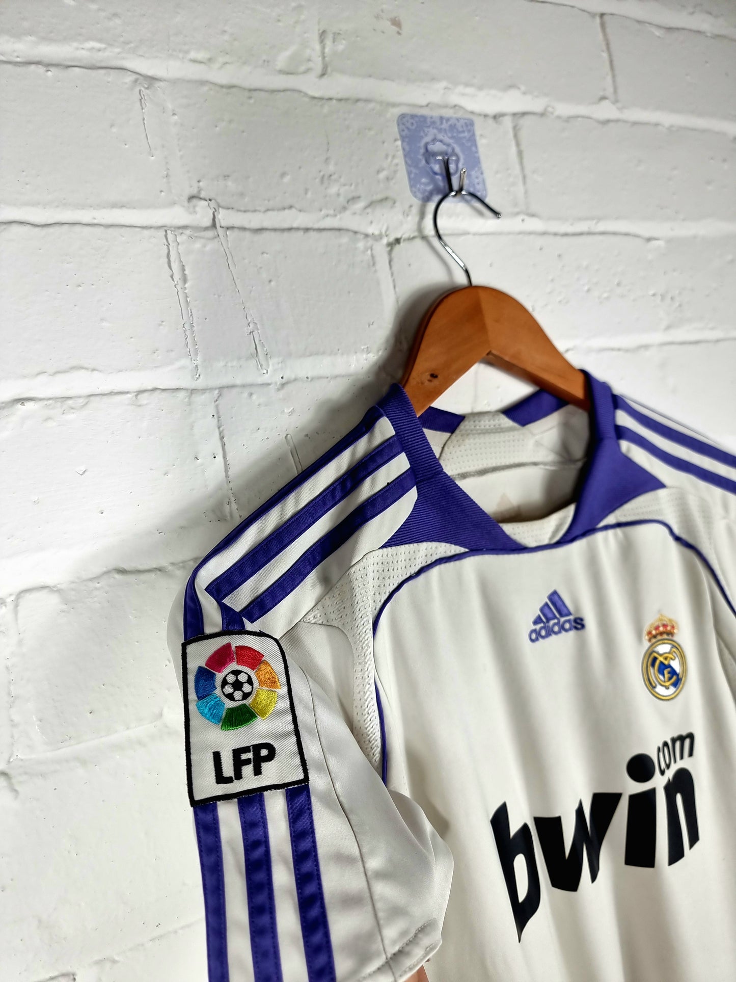 Adidas Real Madrid 07/08 Home Shirt Youth Medium