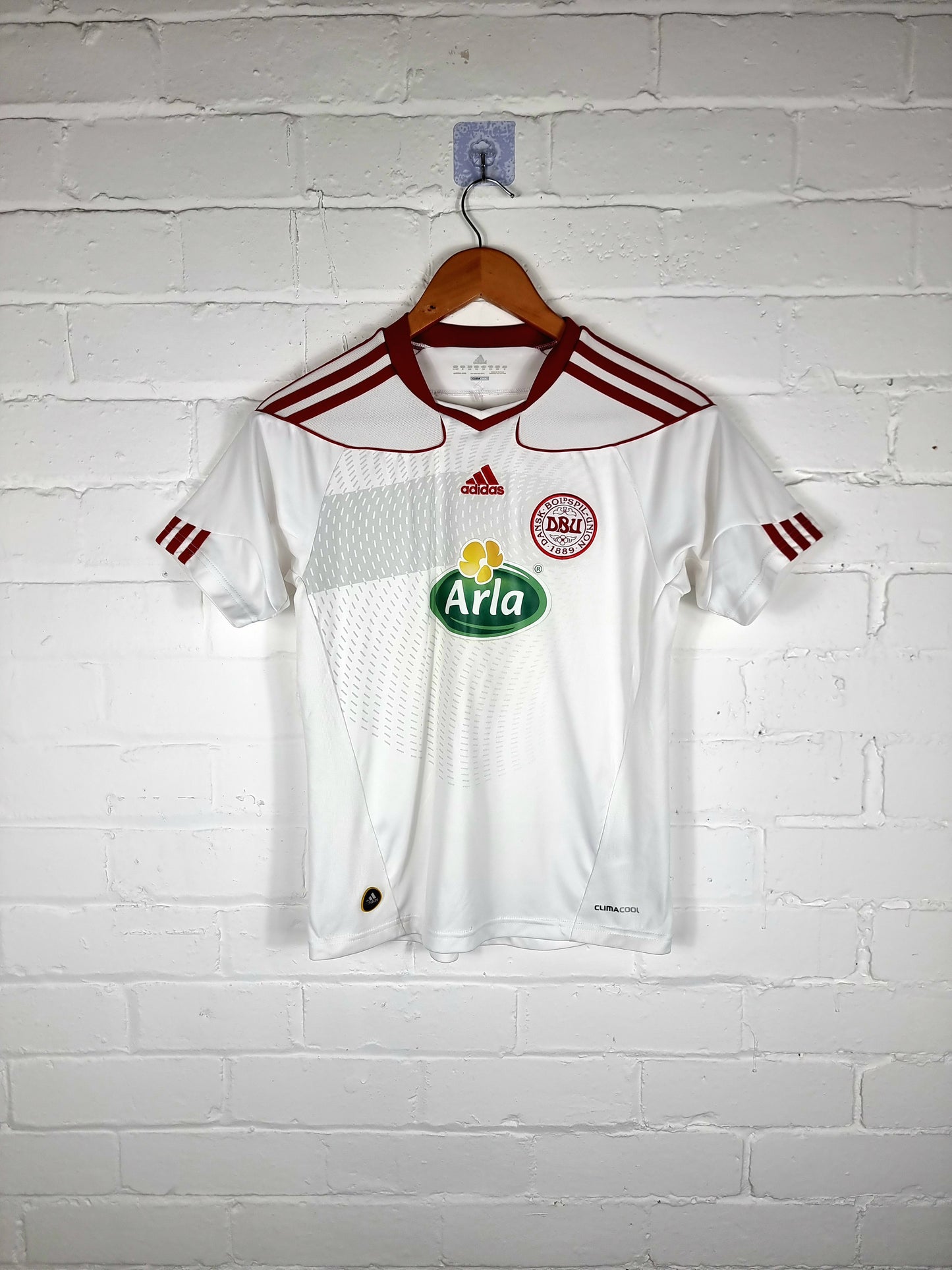 Adidas Denmark 10/12 Away Shirt Youth Medium