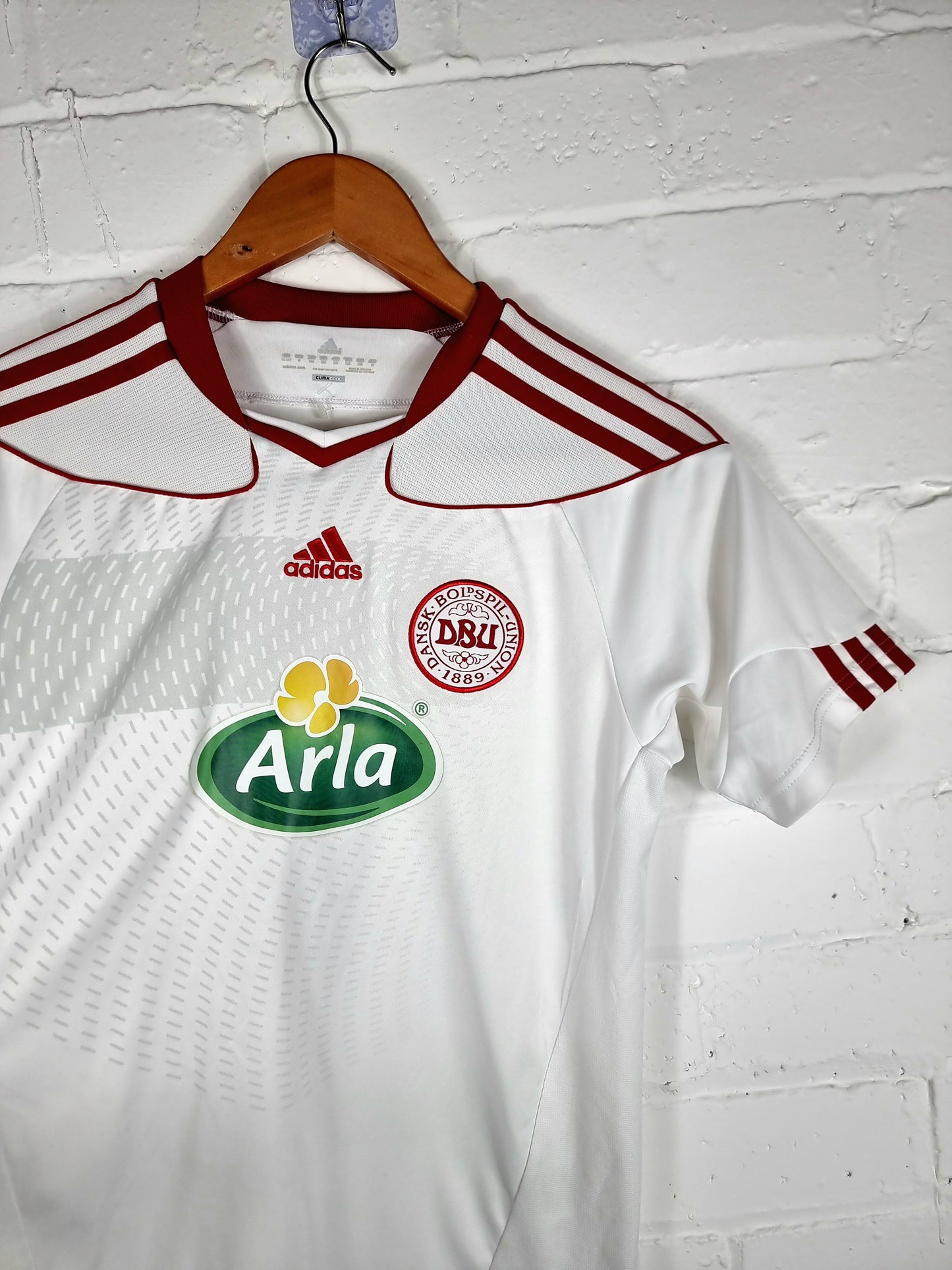 Adidas Denmark 10/12 Away Shirt Youth Medium