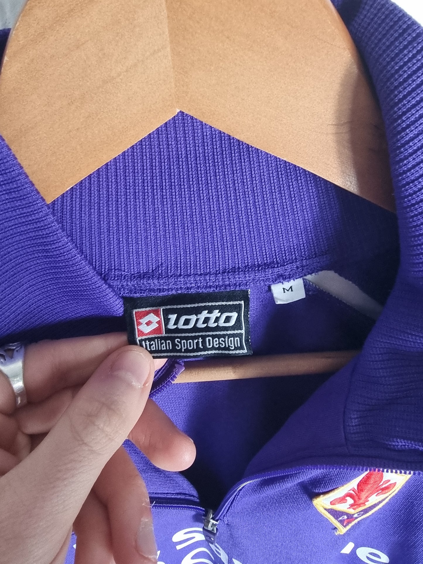 Lotto Fiorentina 11/12 Player Issue Full Tracksuit Medium