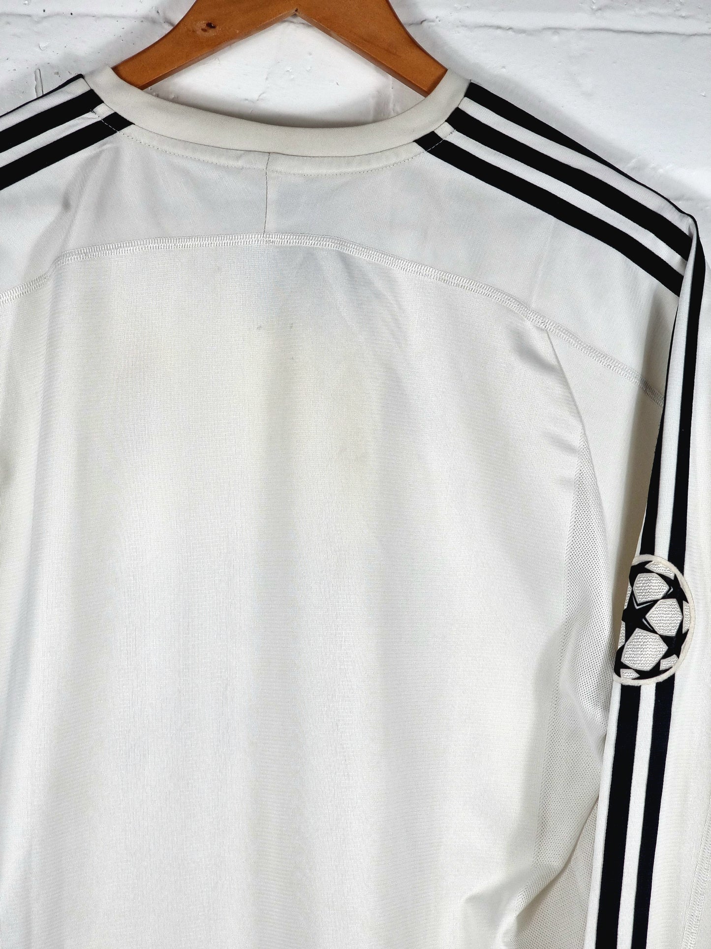 Adidas Real Madrid 03/04 Long Sleeve European Home Shirt Medium