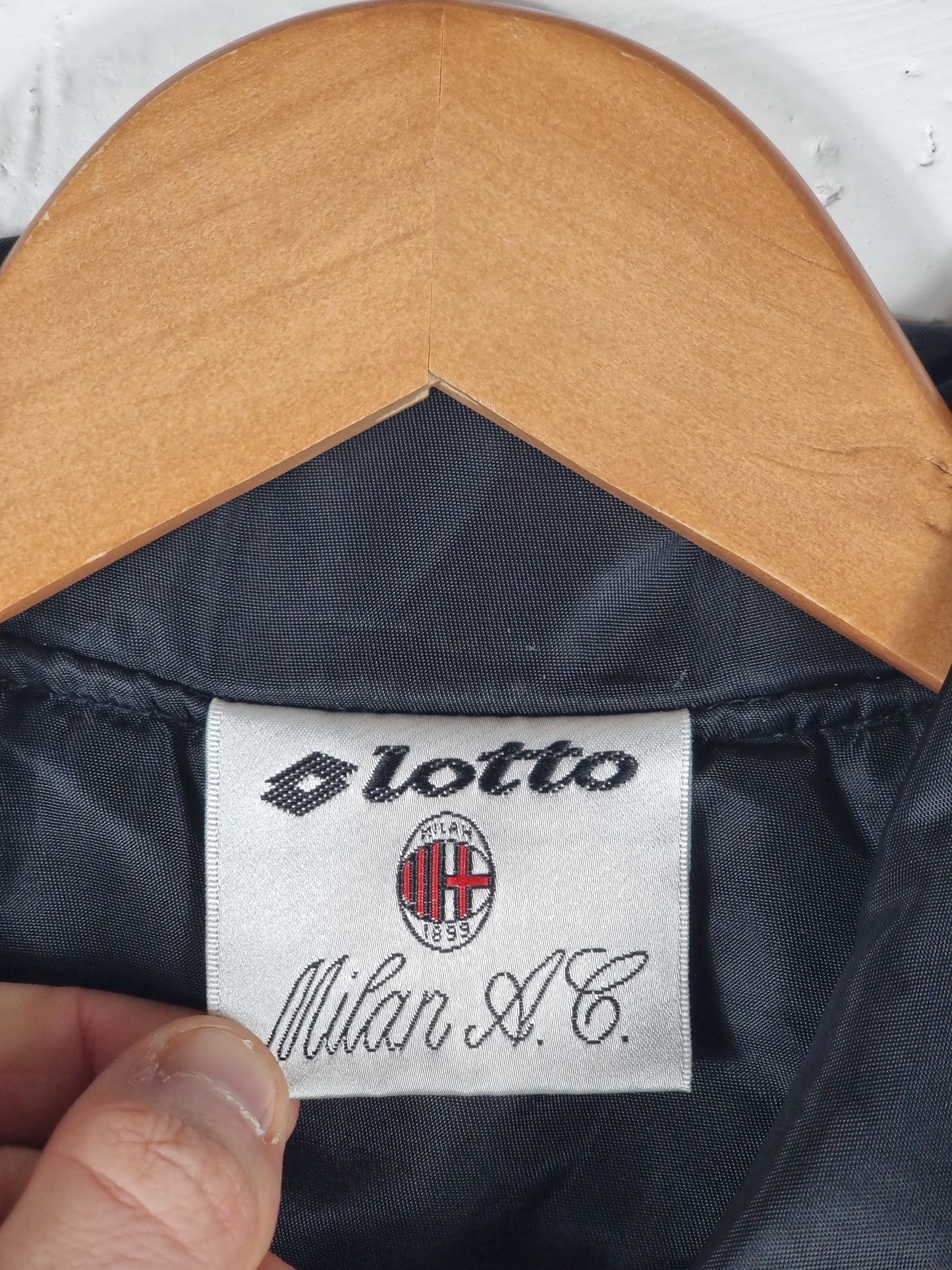 Lotto AC Milan 90s Padded Bomber Jacket Medium