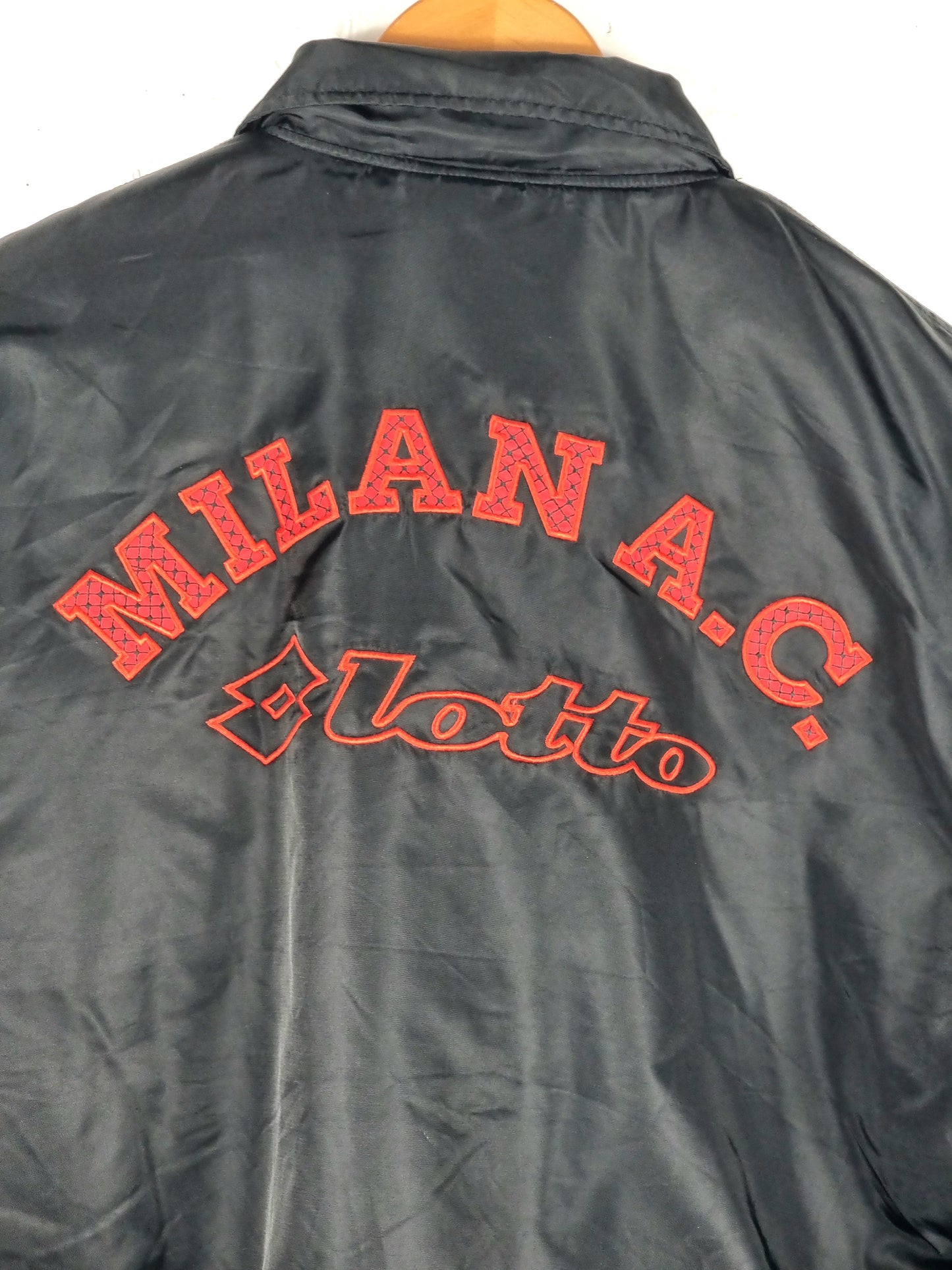 Lotto AC Milan 90s Padded Bomber Jacket Medium