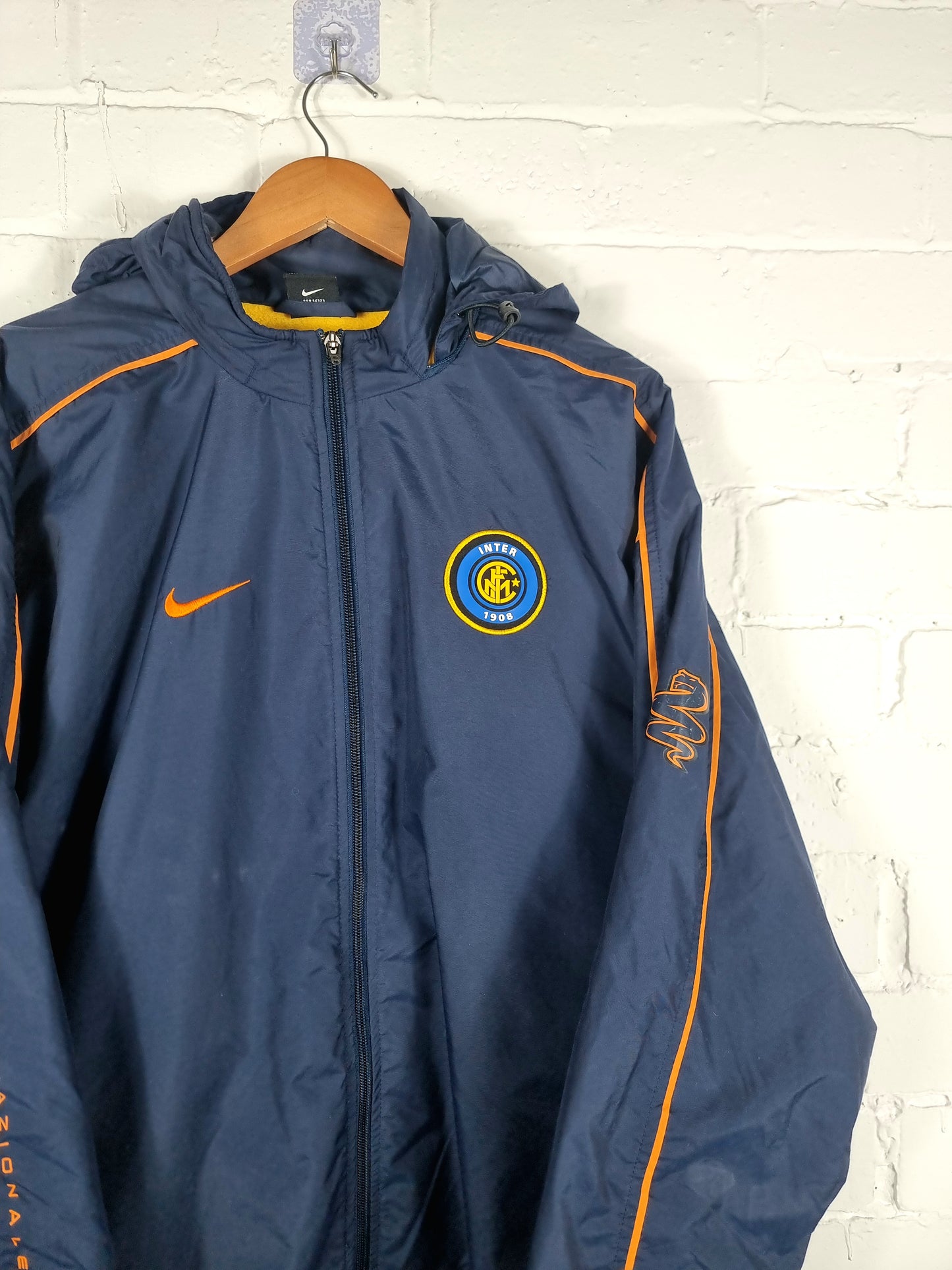 Nike Inter Milan 01/02 Fleece Lined Jacket Large