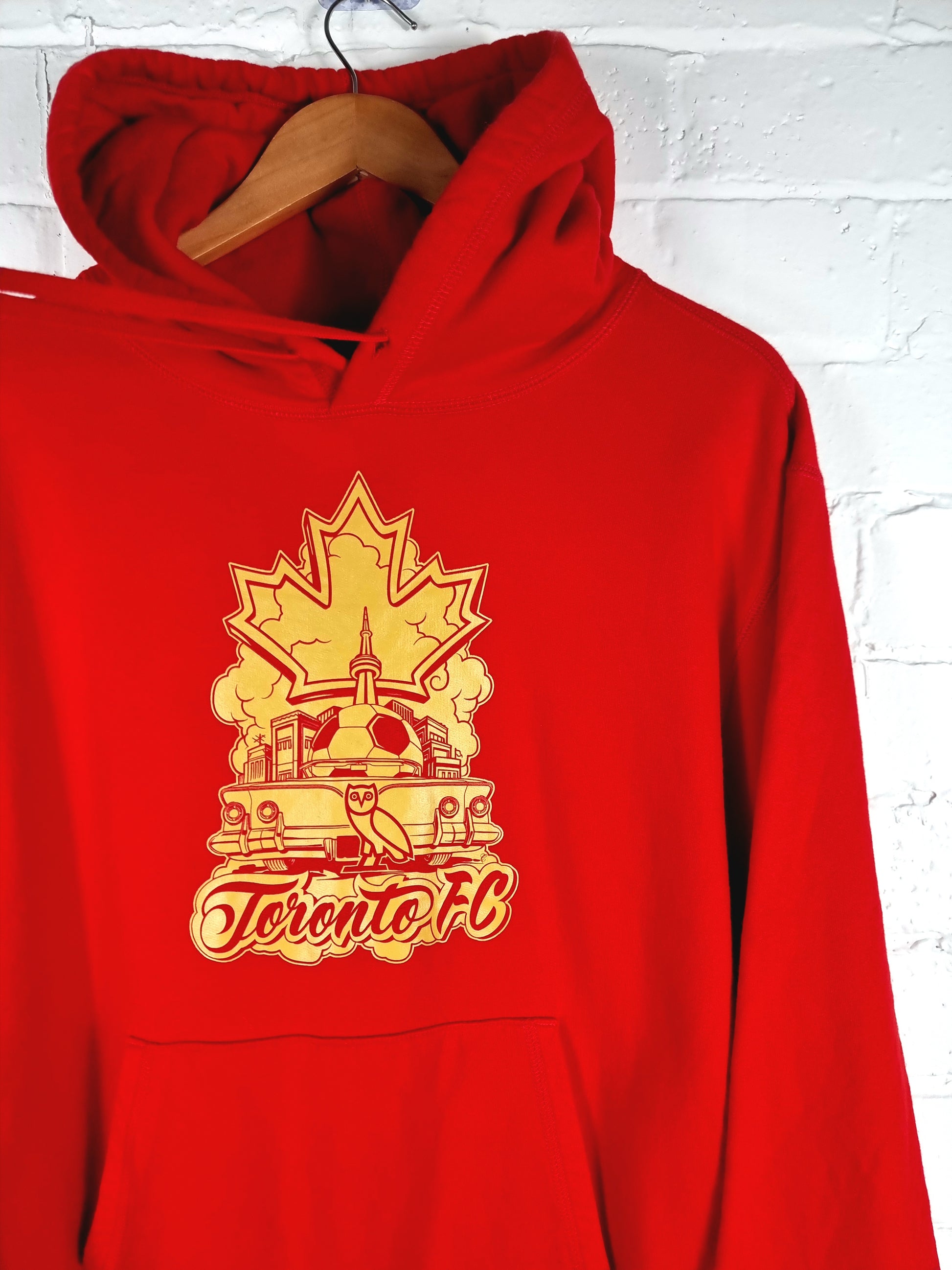 Toronto Fc Ovo Hoodie Red Ovo X Mister Cartoon Toronto FC 2023