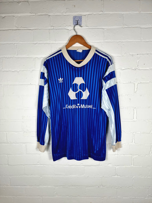 Adidas Vintage 1980s Template Football Shirt Large