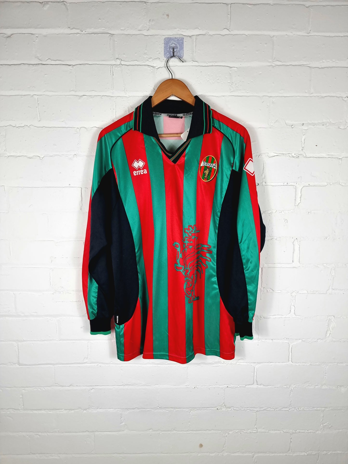 Errea Ternana 2004/05 Player Issue Long Sleeve Home Shirt Large