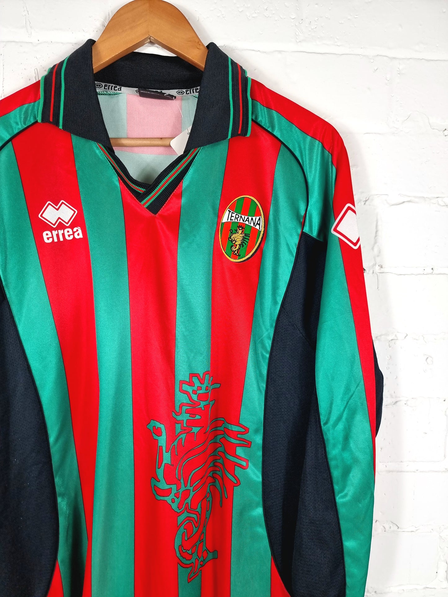 Errea Ternana 2004/05 Player Issue Long Sleeve Home Shirt Large