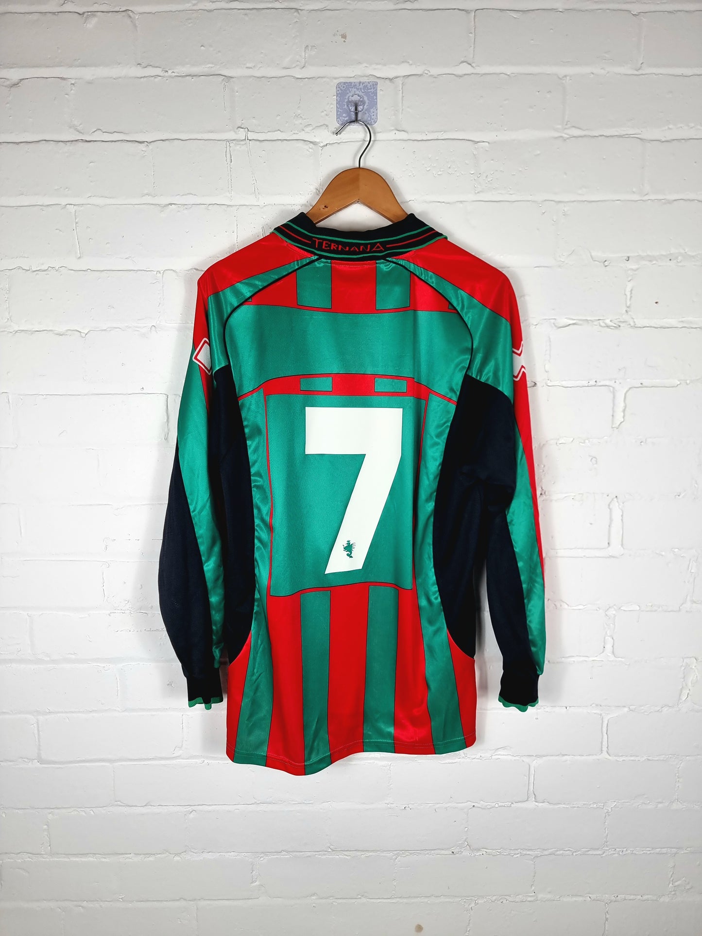 Errea Ternana 2004/05 Player Issue Long Sleeve Home Shirt Large
