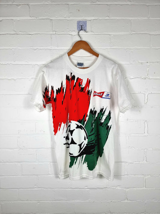 Bud France '98 Promotional Graphic T-Shirt Medium