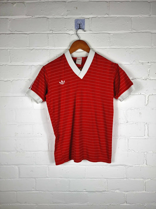 Adidas Vintage 1980s Template Football Shirt Small
