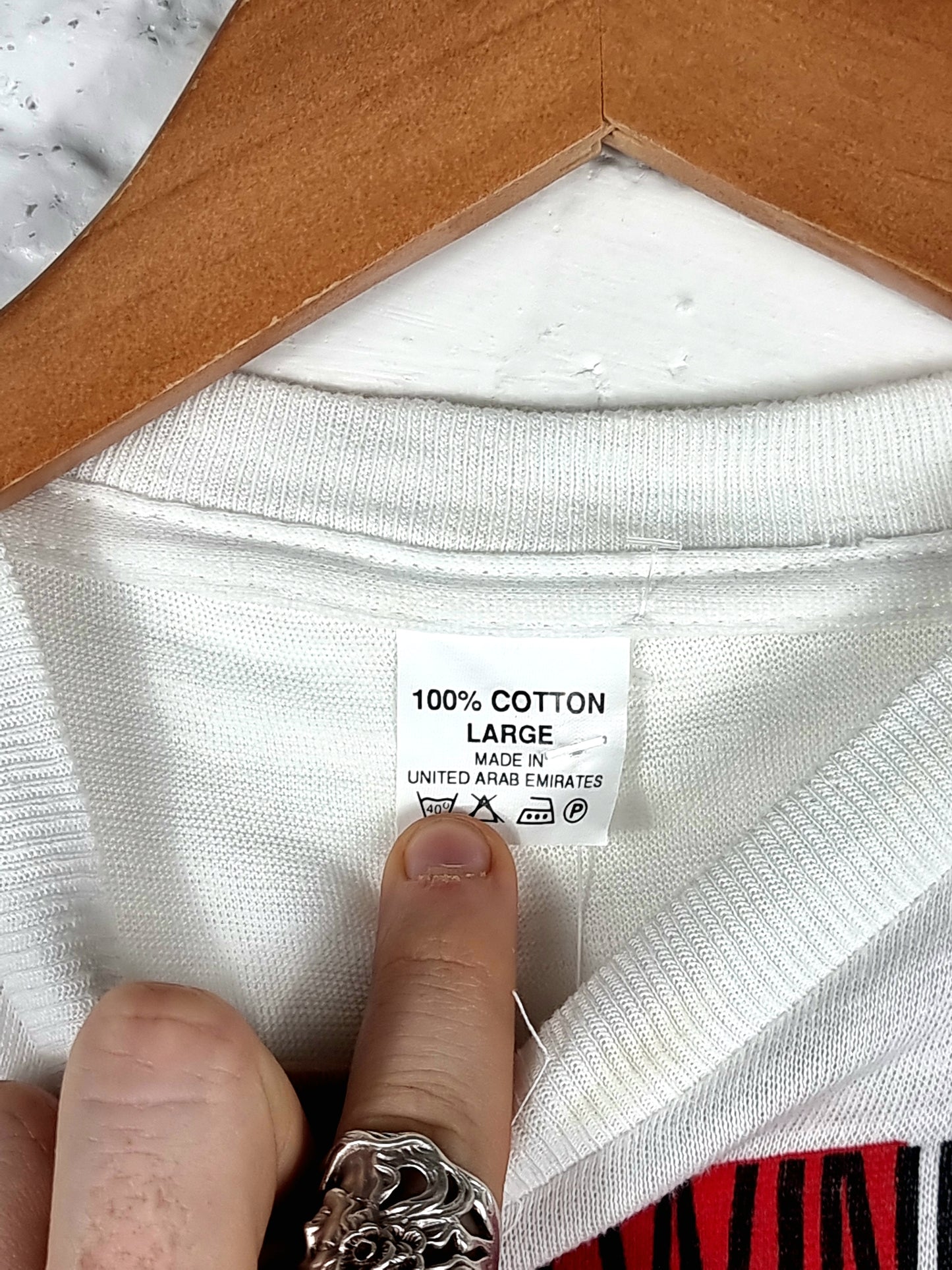 Manchester United 1991 European Cup Winners Cup VS AEK Athens T-Shirt Large