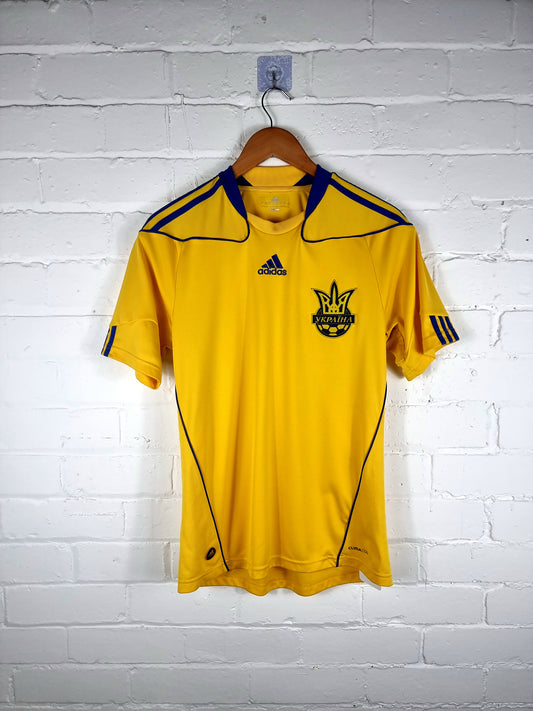Adidas Ukraine 2010/12 Home Shirt Small