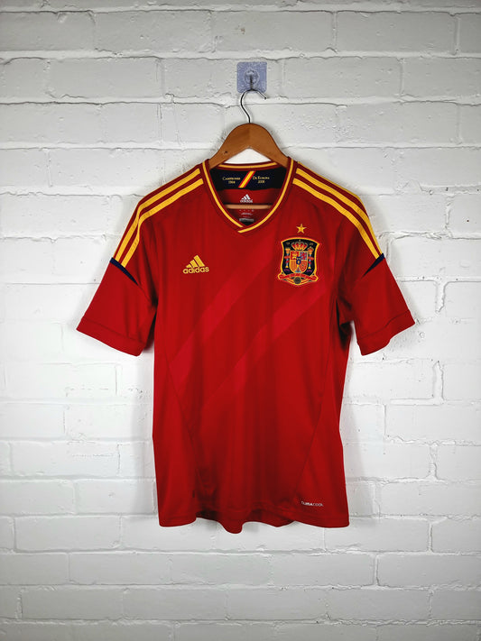 Adidas Spain 2012/13 Home Shirt Medium