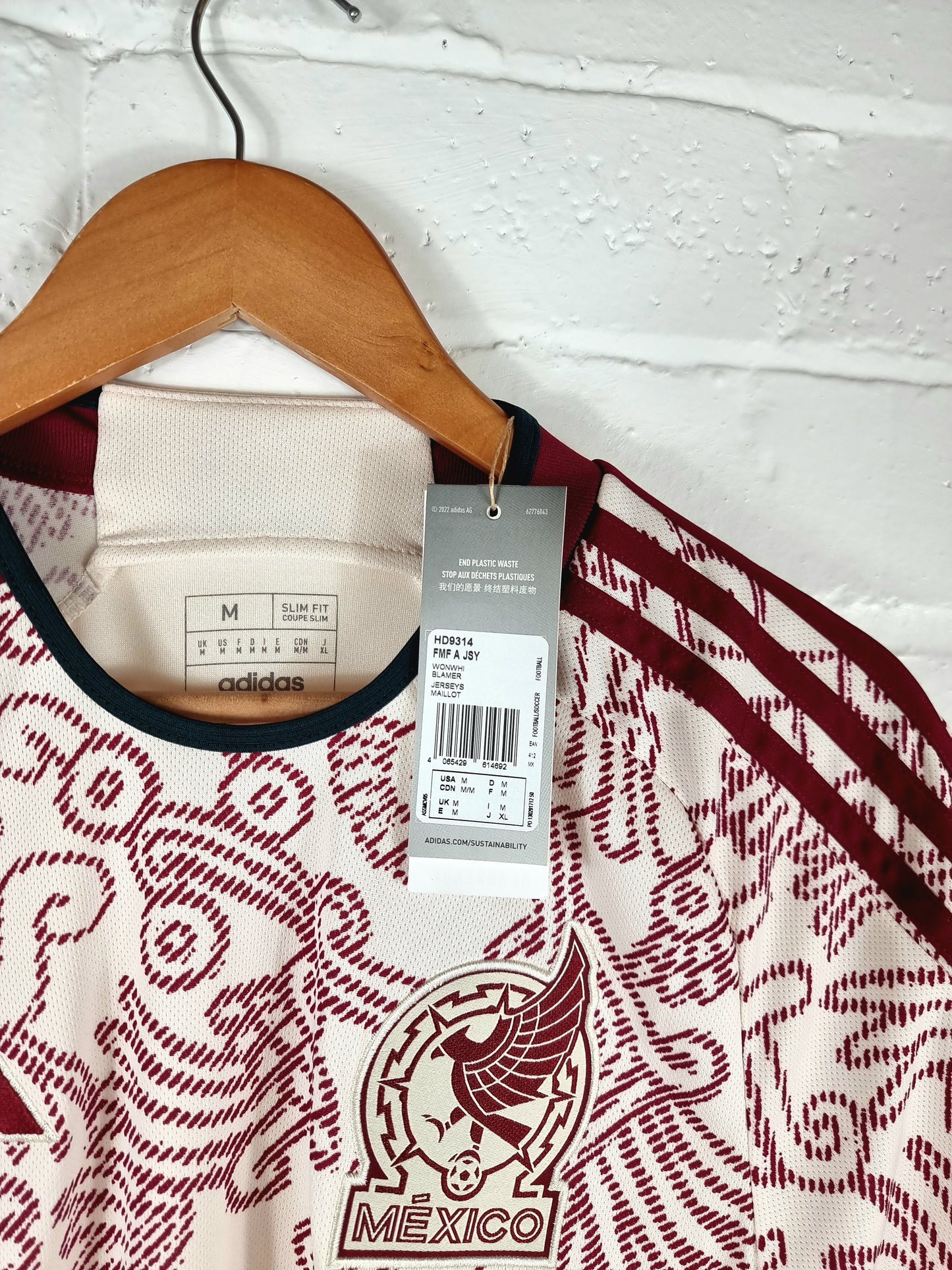 Adidas Mexico 2022/23 BNWT Away Shirt Medium