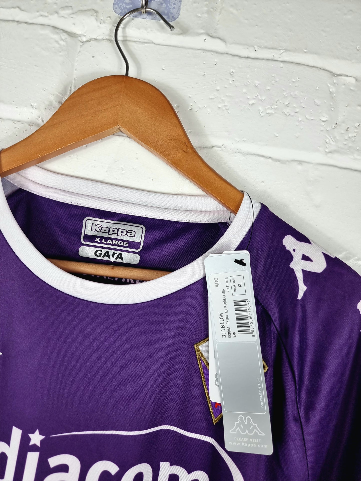 Kappa Fiorentina 2020/21 'Vlahovic 9' BNWT Home Shirt XL