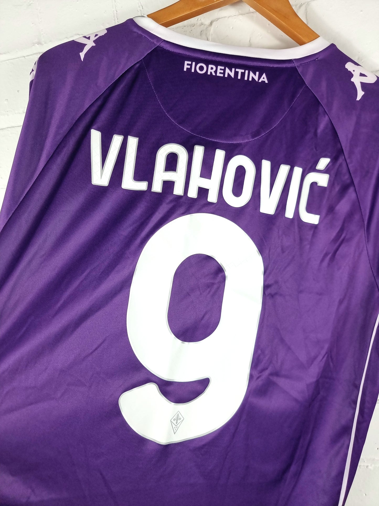 Kappa Fiorentina 2020/21 'Vlahovic 9' BNWT Home Shirt XL