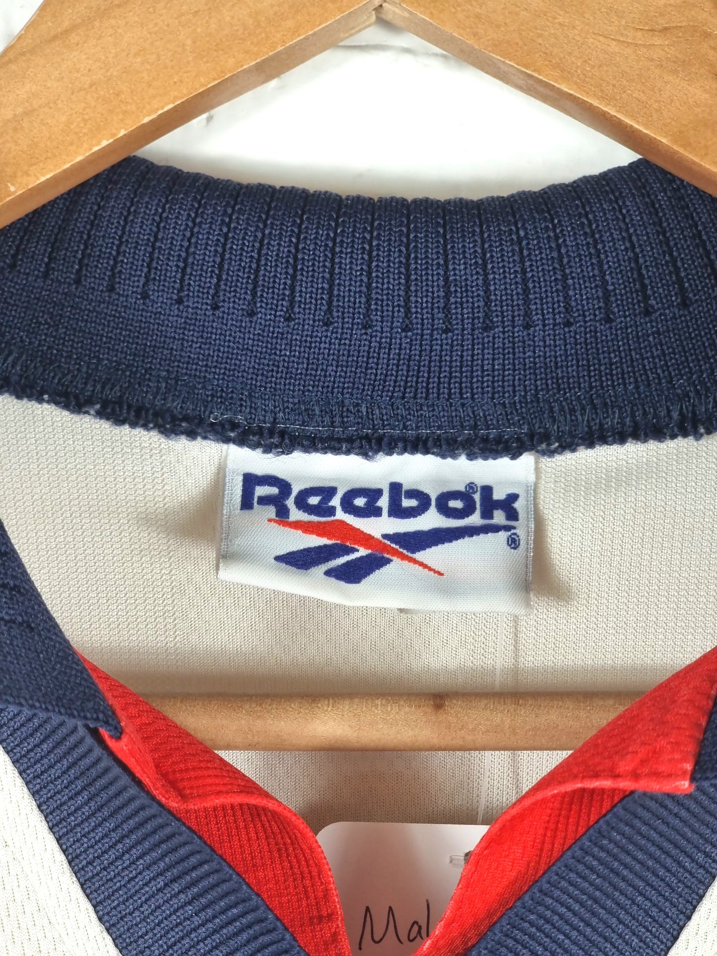 Reebok Cagliari 1996/97 'Taccola 33' Match Issue Away Shirt XL