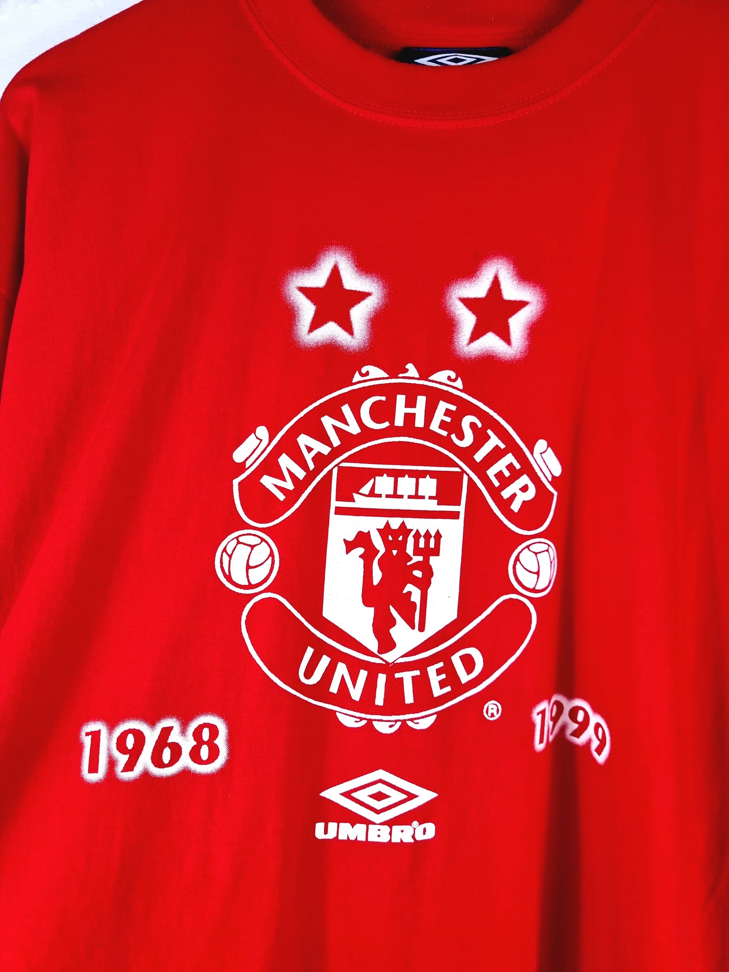 Umbro Manchester United 1999 'Champions Of Europe' T-Shirt XL