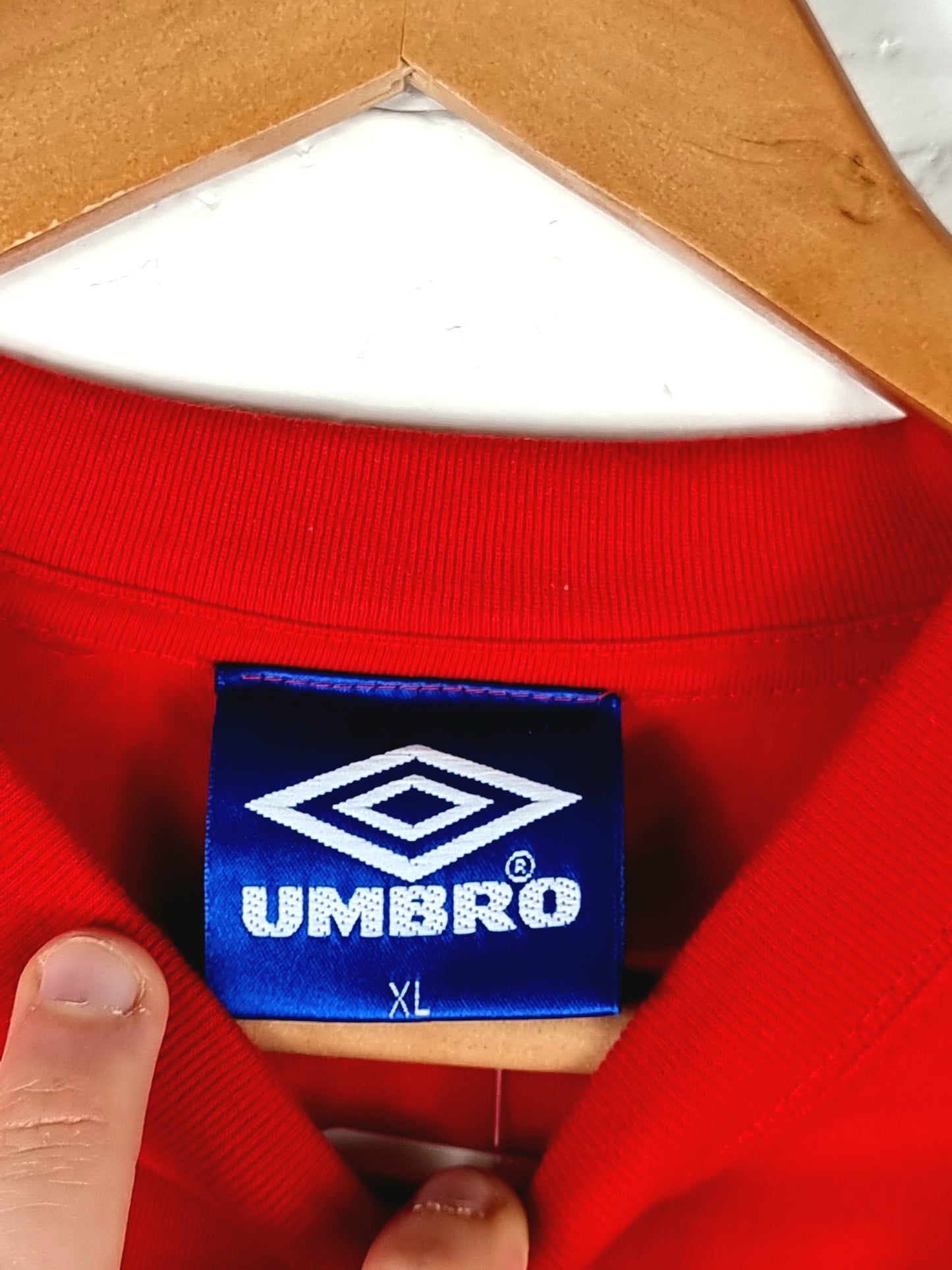 Umbro Manchester United 1999 'Champions Of Europe' T-Shirt XL