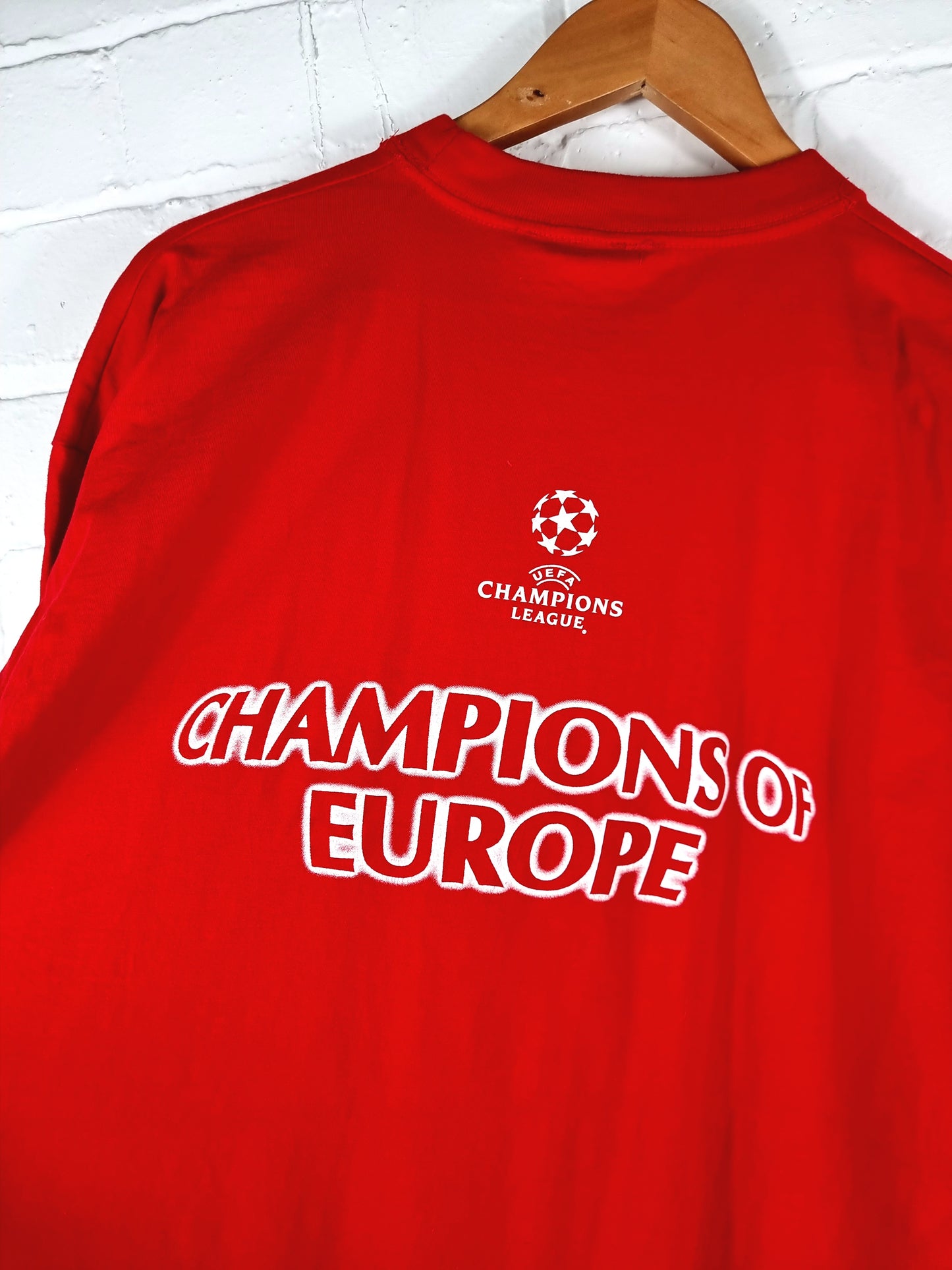 Umbro Manchester United 1999 'Champions Of Europe' T-Shirt XL