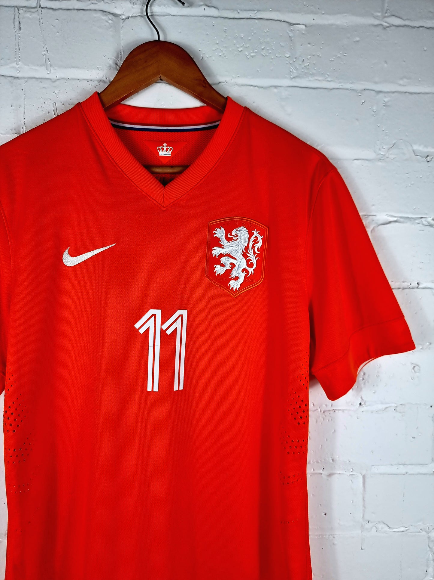 Nike Holland 2014/15 'Robben 11' Player Issue Home Shirt Large