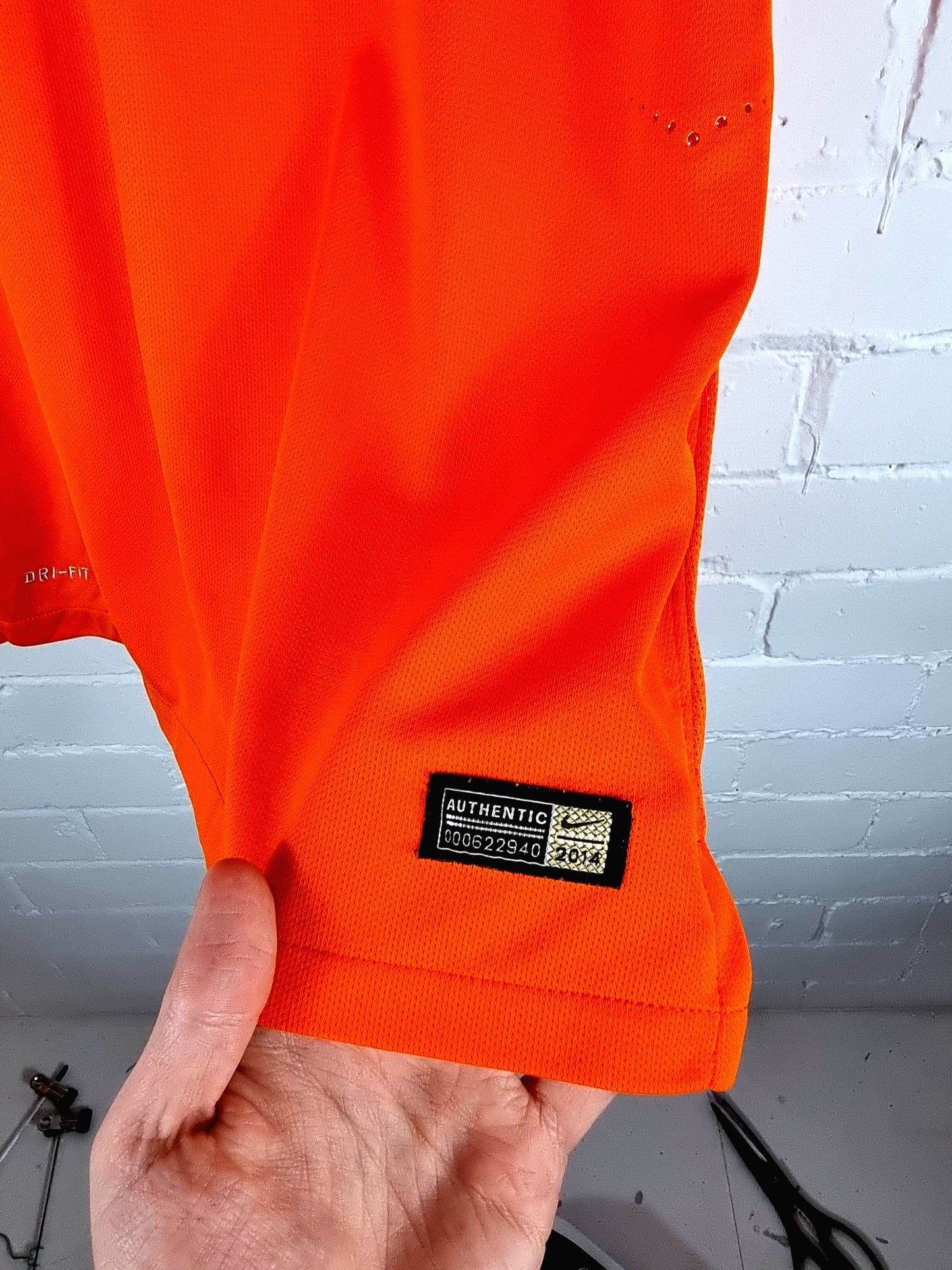 Nike Holland 2014/15 'Robben 11' Player Issue Home Shirt Large