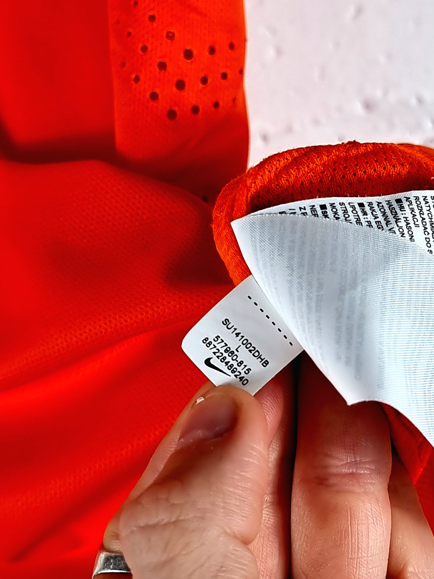 Nike Holland 2014/15 'Robben 11' Player Issue Home Shirt Large