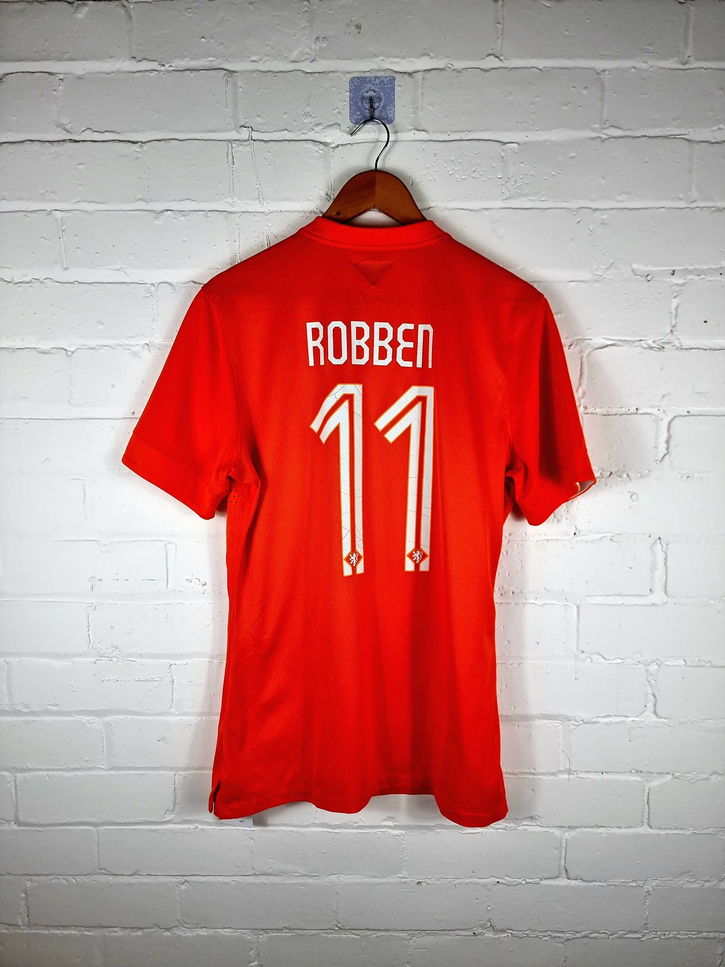 Nike Holland 2014/15 'Robben 11' Player Issue Home Shirt Large