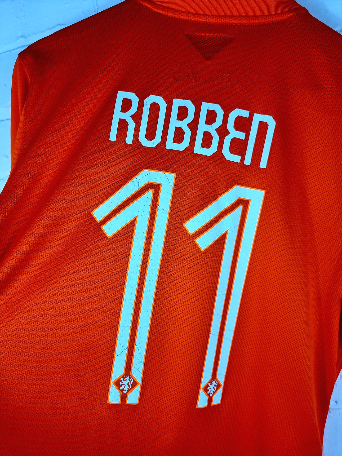 Nike Holland 2014/15 'Robben 11' Player Issue Home Shirt Large