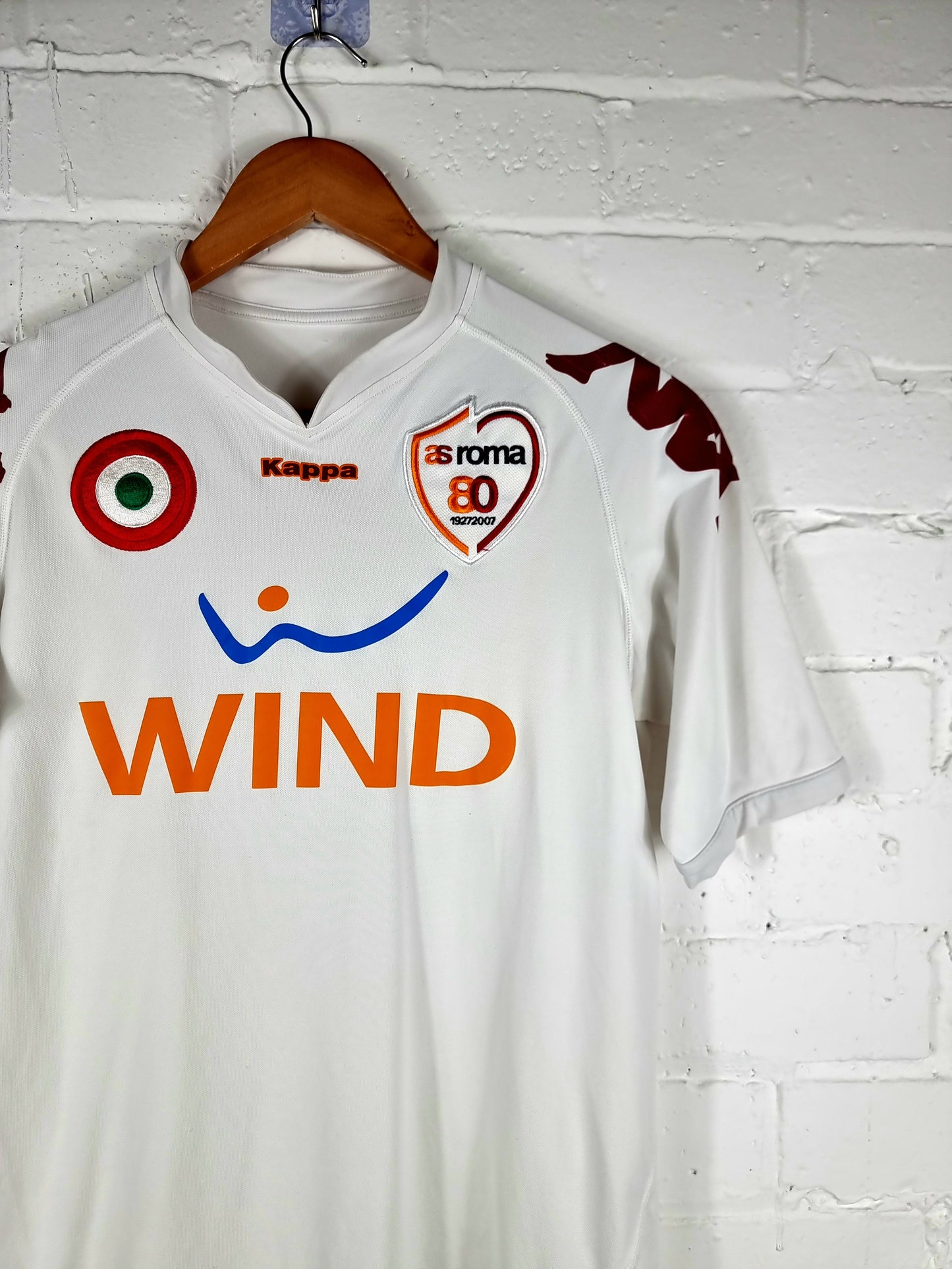 Kappa Roma 2007/2008 'De Rossi 16' Away Shirt Large