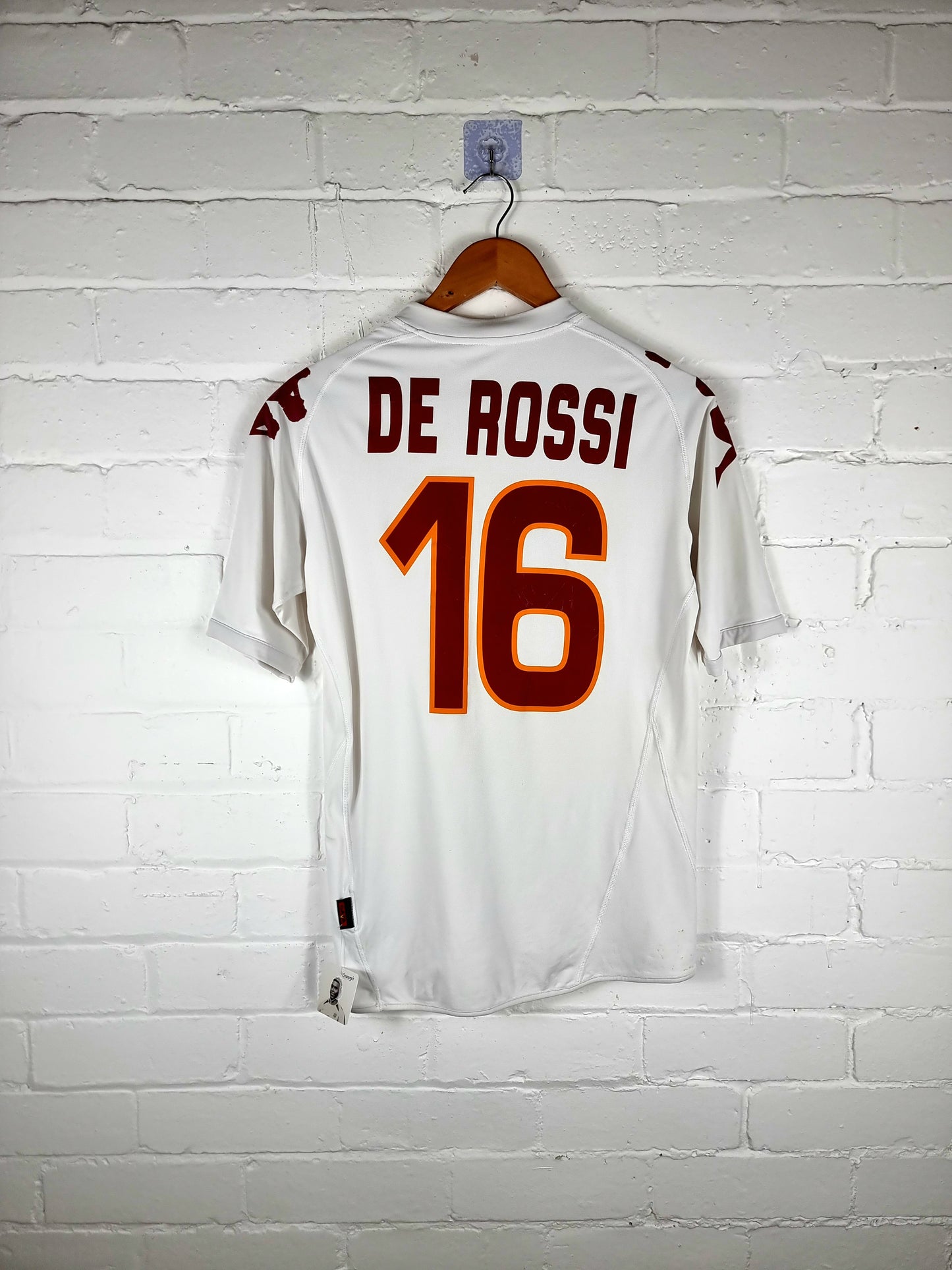 Kappa Roma 2007/2008 'De Rossi 16' Away Shirt Large